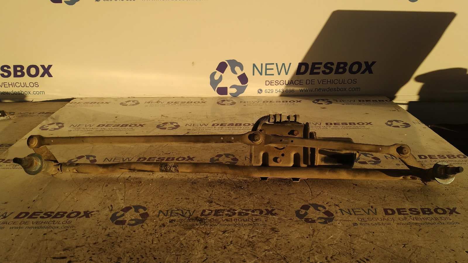Recambio de MOTOR LIMPIA DELANTERO para RENAULT MASTER II PH. 2 DOKA/PR. FGST Chasis  Batalla 3578 mm G9U754 referencia OEM IAM 7701058169   - NEGRO 5