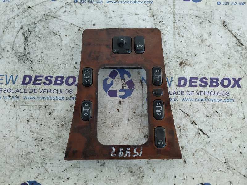 Recambio de MANDO ELEVALUNAS DELANTERO IZQUIERDO para MERCEDES-BENZ CLASE E (W210) BERLINA DIESEL 3.0 Turbodiesel CAT 606962 referencia OEM IAM    - NEGRO