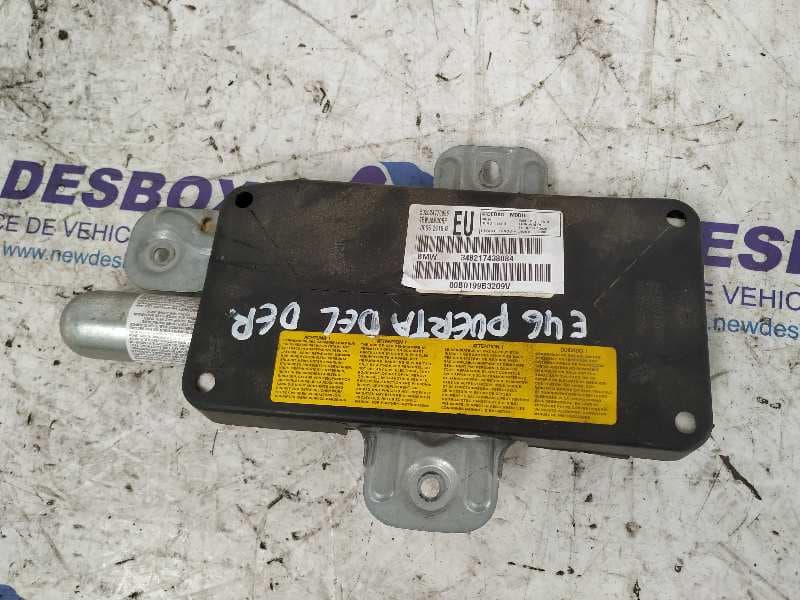 Recambio de AIRBAG DELANTERO DERECHO para BMW SERIE 3 COUPE (E46) 2.5 24V M54256S5 referencia OEM IAM 34821738984 - DORADO