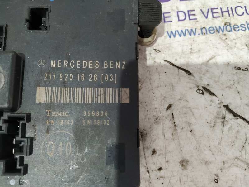 Recambio de MODULO CONFORT para MERCEDES-BENZ CLASE E (W211) BERLINA E 270 CDI (211.016) OM647961 referencia OEM IAM 211820162603   - AZUL 2