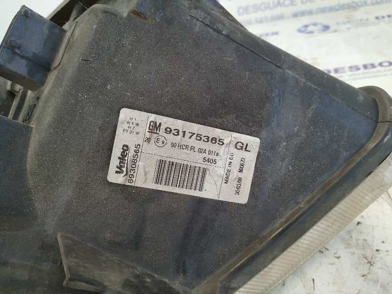 Recambio de FARO DERECHO para OPEL MERIVA 1.7 16V CDTI CAT Y17DT referencia OEM IAM 93175365   - AZUL 4