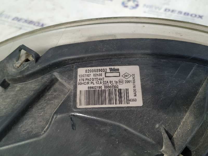 Recambio de FARO IZQUIERDO para NISSAN KUBISTAR (X76) Premium (L1) K9K700 referencia OEM IAM 8200589032   - BLANCO 6