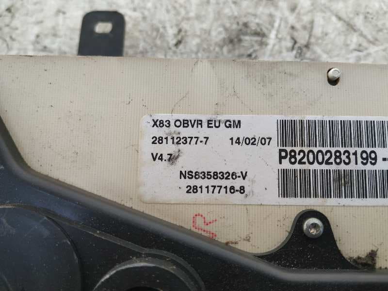 Recambio de CUADRO INSTRUMENTOS para OPEL VIVARO FURGÓN/COMBI (07.2006 =>) 2.0 16V CDTI M9R E7 referencia OEM IAM NS8358326V   - BLANCO 2