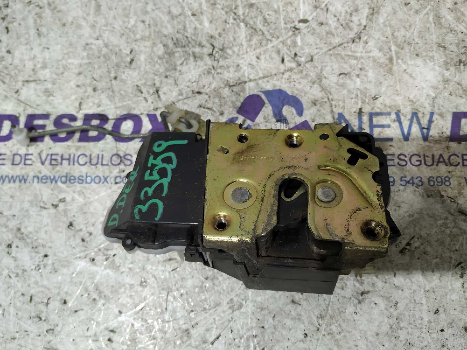 Recambio de CERRADURA PUERTA DELANTERA DERECHA para CITROEN C5 BERLINA 4HXDW12TED4FAP referencia OEM IAM    - DORADO 3