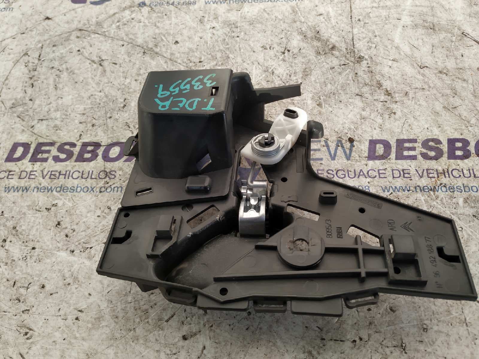 Recambio de MANETA INTERIOR TRASERA DERECHA para CITROEN C5 BERLINA 2.2 HDi SX Automático 4HXDW12TED4FAP referencia OEM IAM 9649218877   - DORADO 3