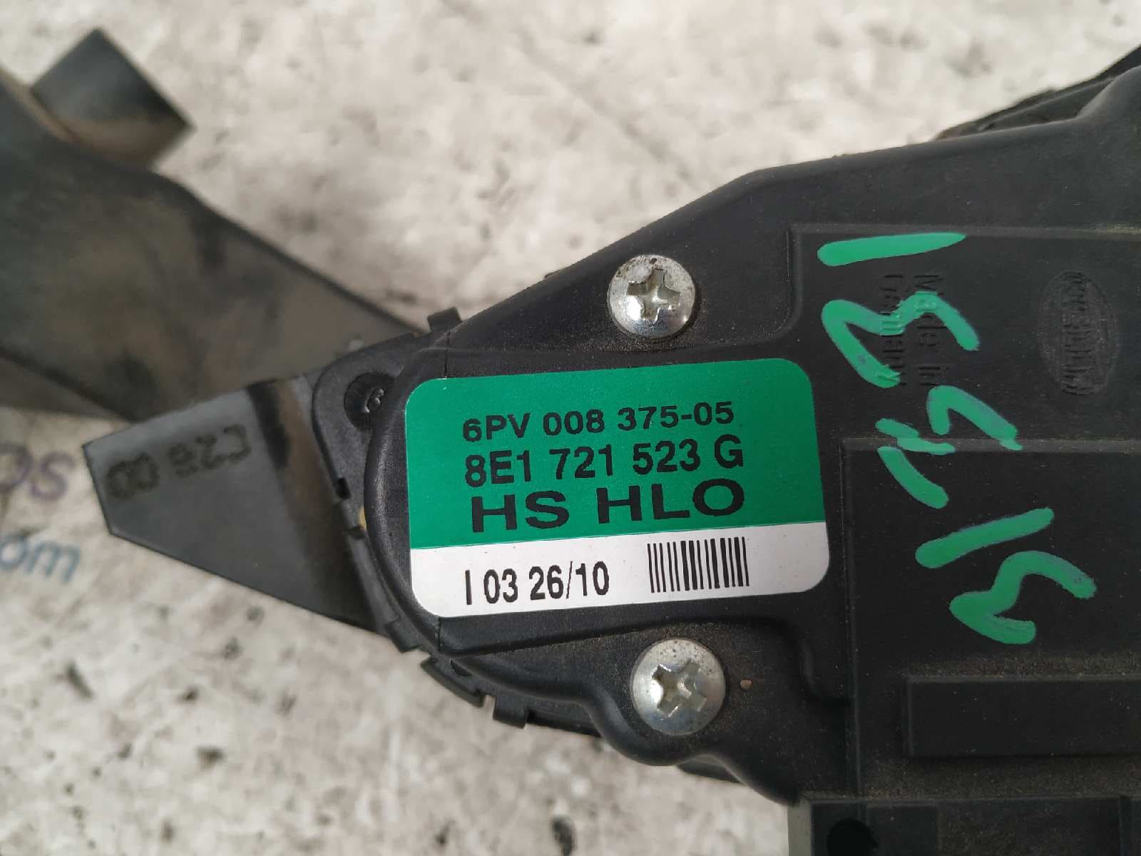 Recambio de POTENCIOMETRO PEDAL para SEAT EXEO ST (3R5)(2009>) 2.0 TDI CAGA referencia OEM IAM 6PV00837505   - NEGRO 2