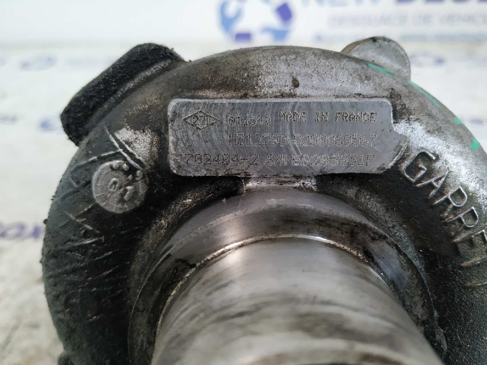 Recambio de TURBOCOMPRESOR para OPEL MOVANO (2004 =>) Furgón corto  L1H1 2.8t G9T referencia OEM IAM   H3122988200069567 - BLANCO 3