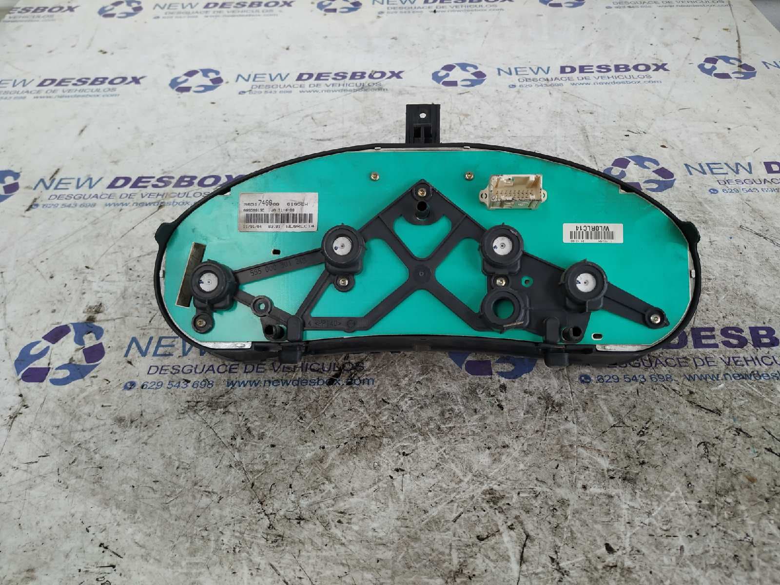 Recambio de CUADRO INSTRUMENTOS para PEUGEOT PARTNER (S2) Combi Pro WJYDW8B referencia OEM IAM 9651740080   - BLANCO 6