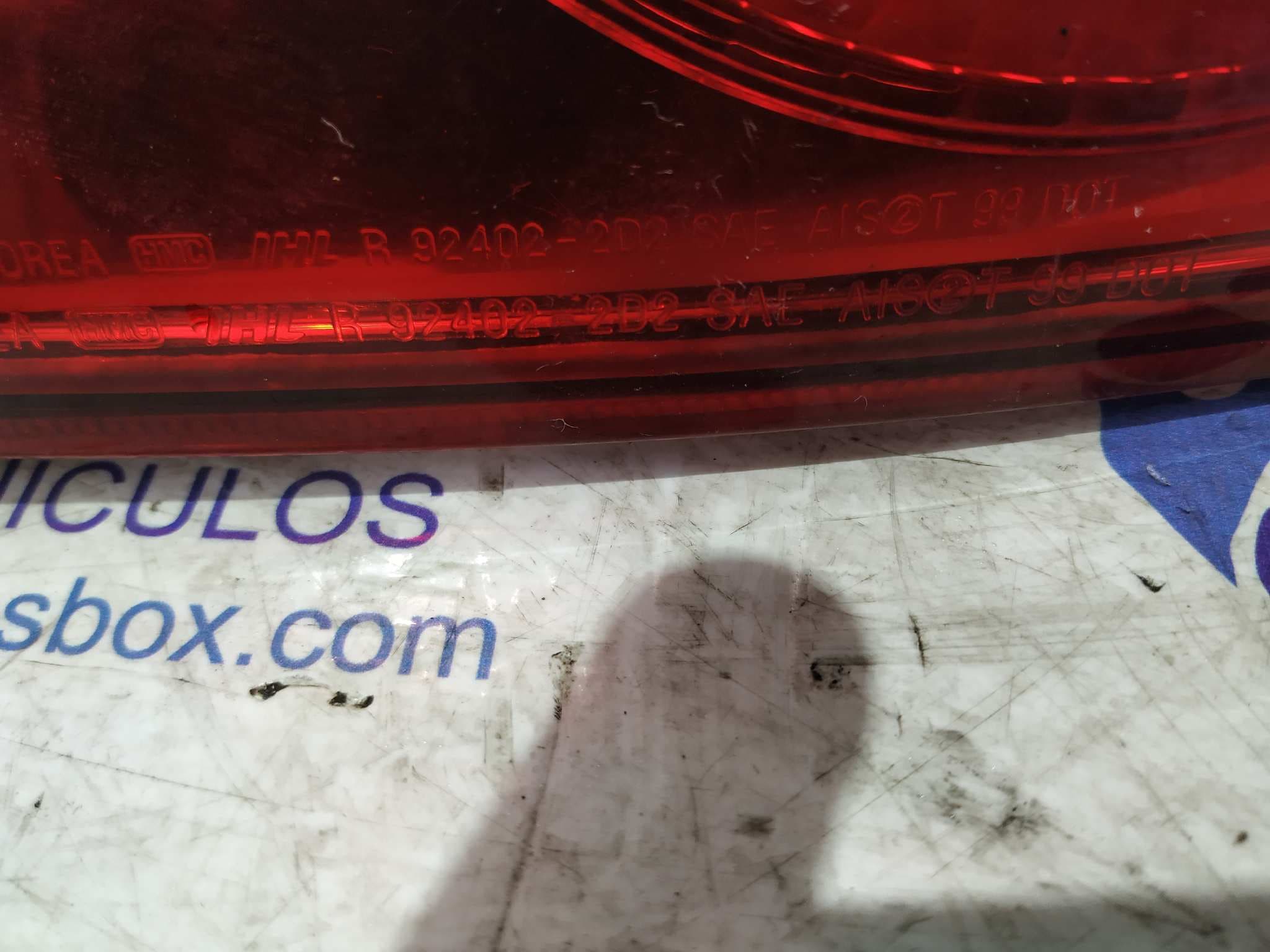 Recambio de PILOTO TRASERO DERECHO para HYUNDAI ELANTRA (XD) referencia OEM IAM 924022D2 5