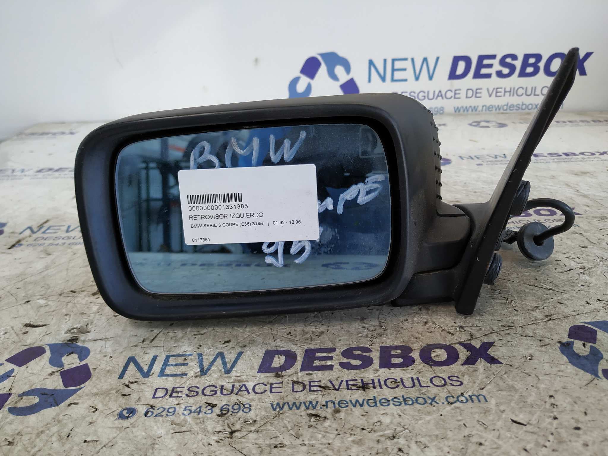 Recambio de RETROVISOR IZQUIERDO para BMW SERIE 3 COUPE (E36) referencia OEM IAM 0117351