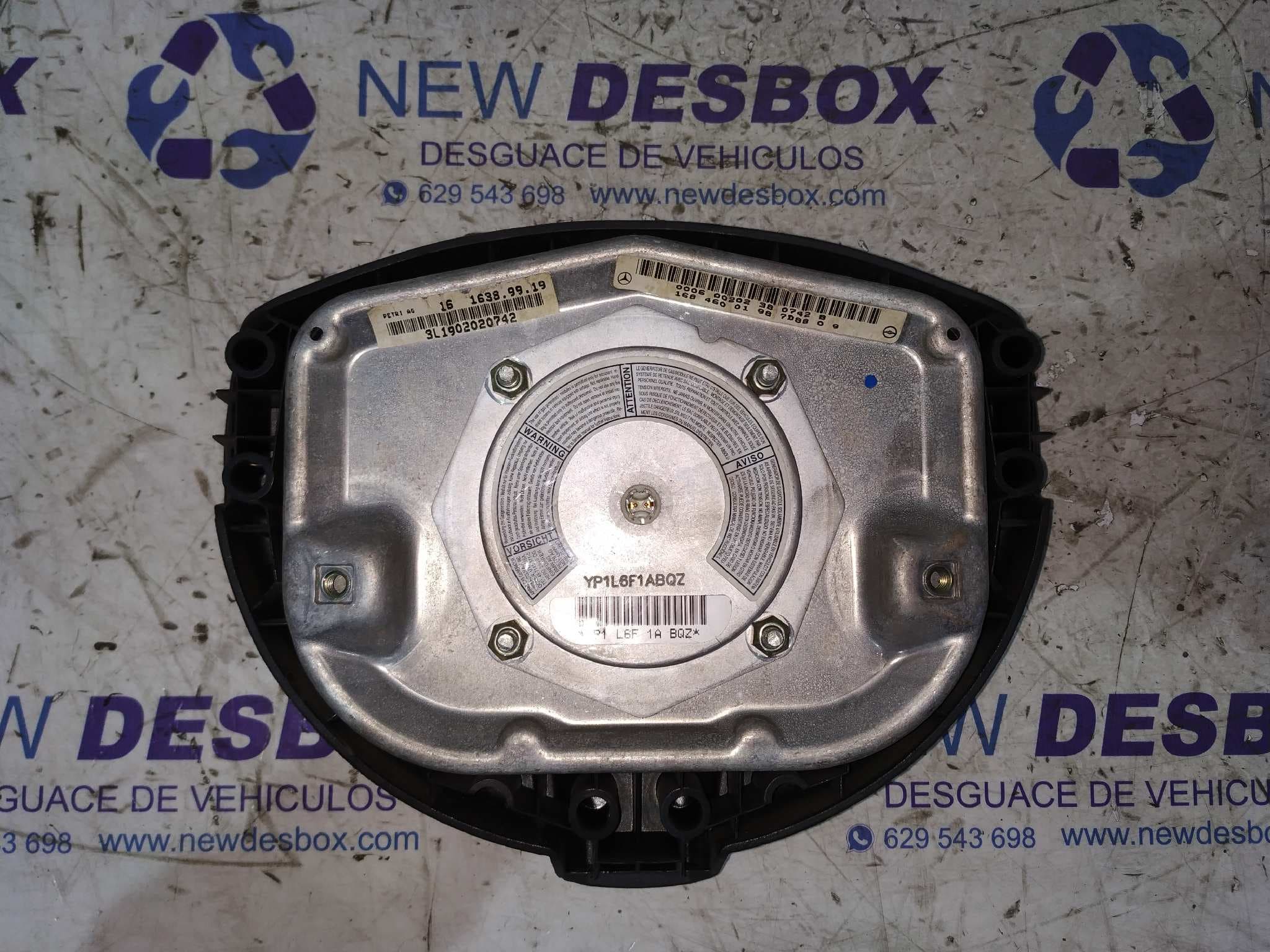 Recambio de AIRBAG DELANTERO IZQUIERDO para MERCEDES-BENZ CLASE A (W168) referencia OEM IAM 1684600198 3