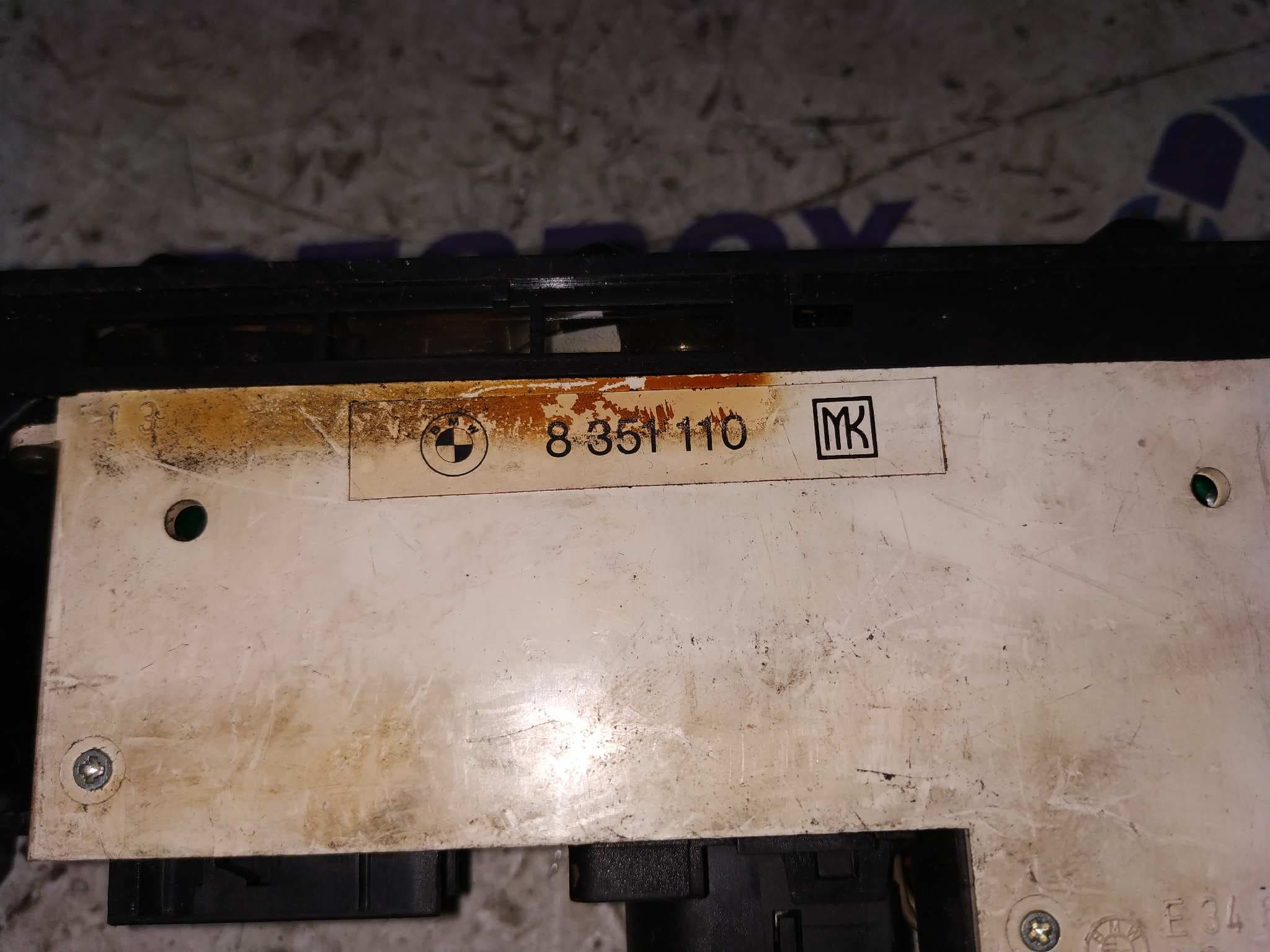 Recambio de MANDO CALEFACCION / AIRE ACONDICIONADO para BMW SERIE 5 BERLINA (E34) referencia OEM IAM 8351110 3