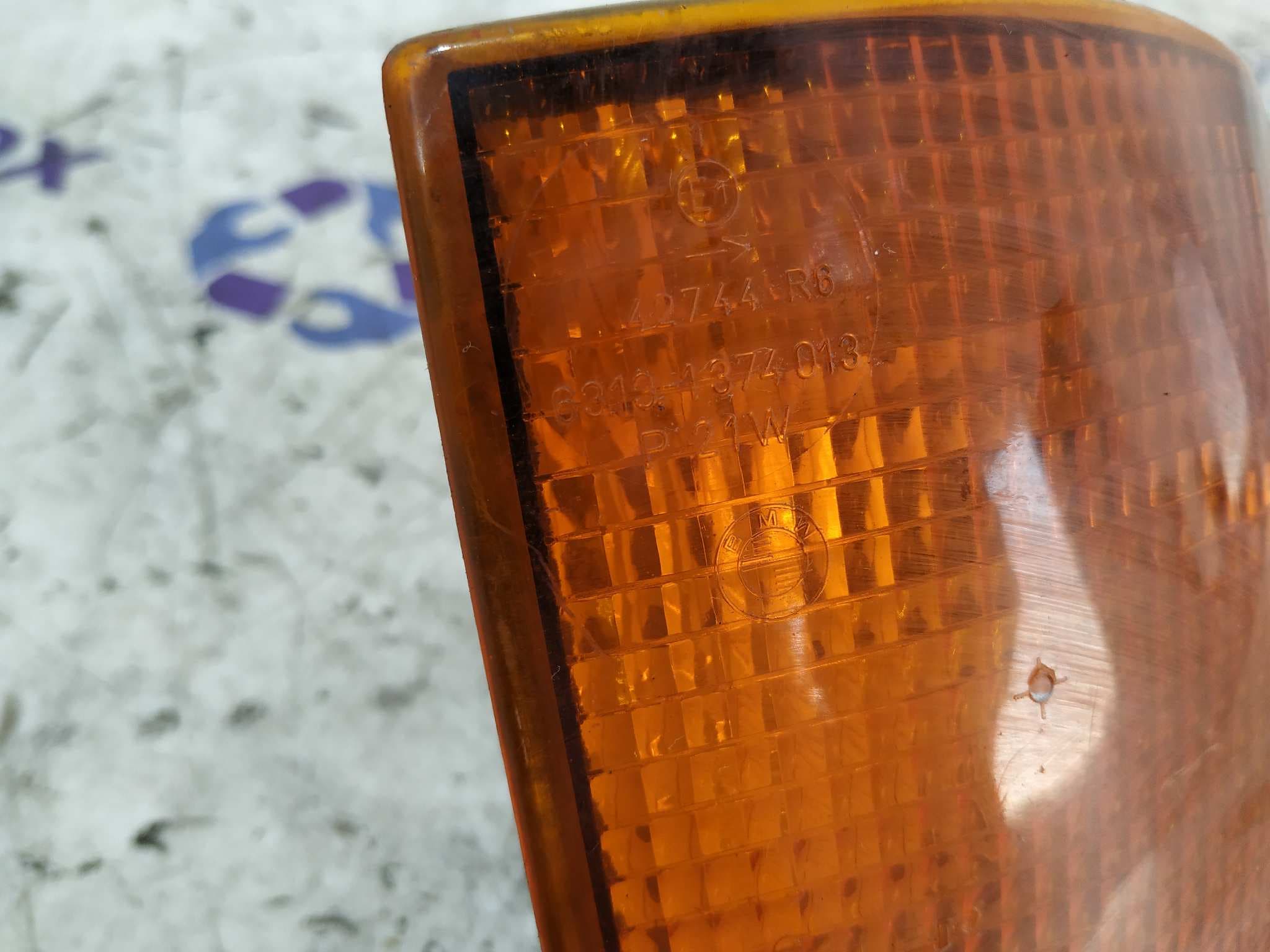 Recambio de PILOTO DELANTERO IZQUIERDO para BMW SERIE 7 (E32) referencia OEM IAM 63131374013 6