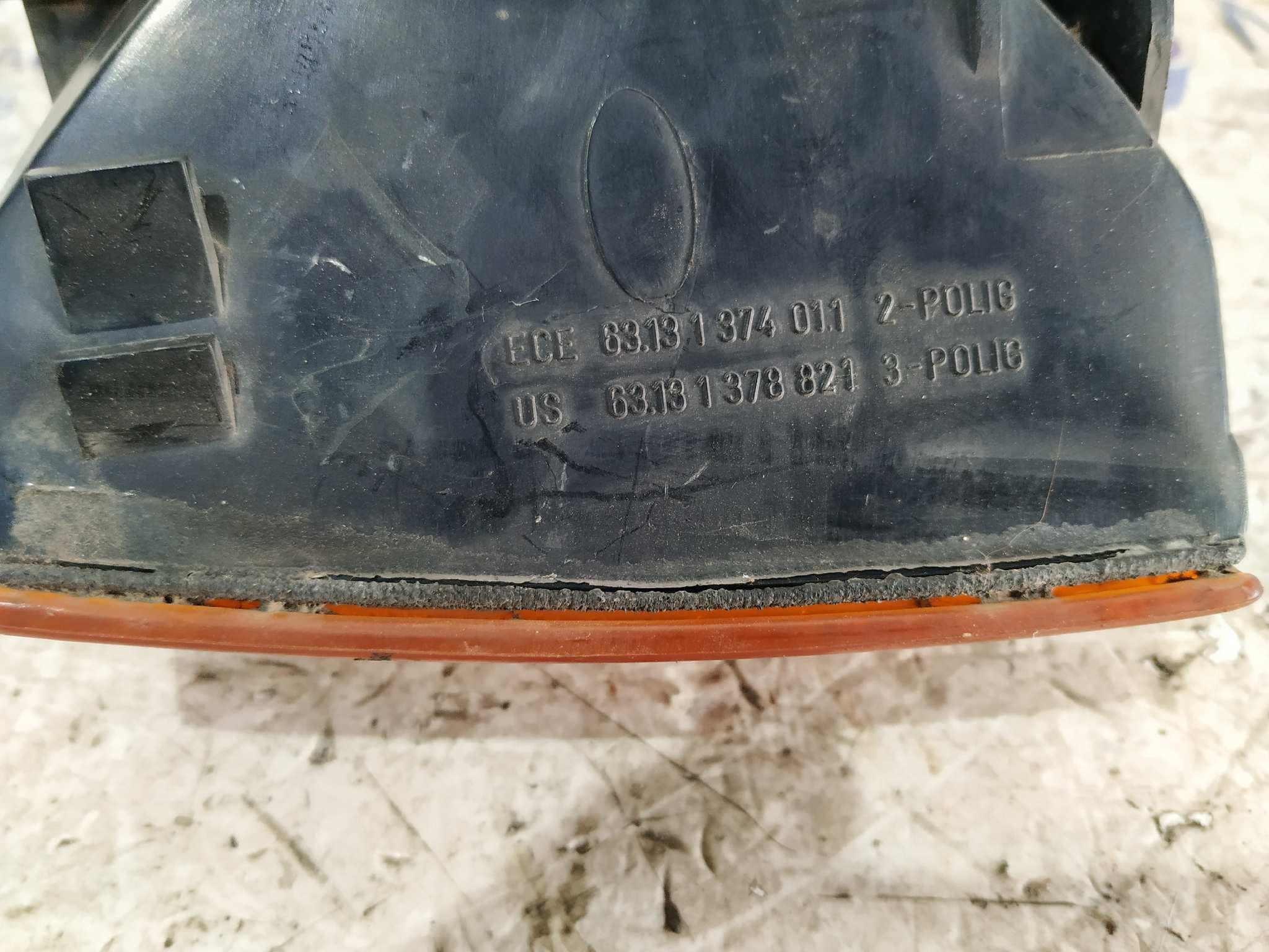 Recambio de PILOTO DELANTERO IZQUIERDO para BMW SERIE 7 (E32) referencia OEM IAM 63131374013 4