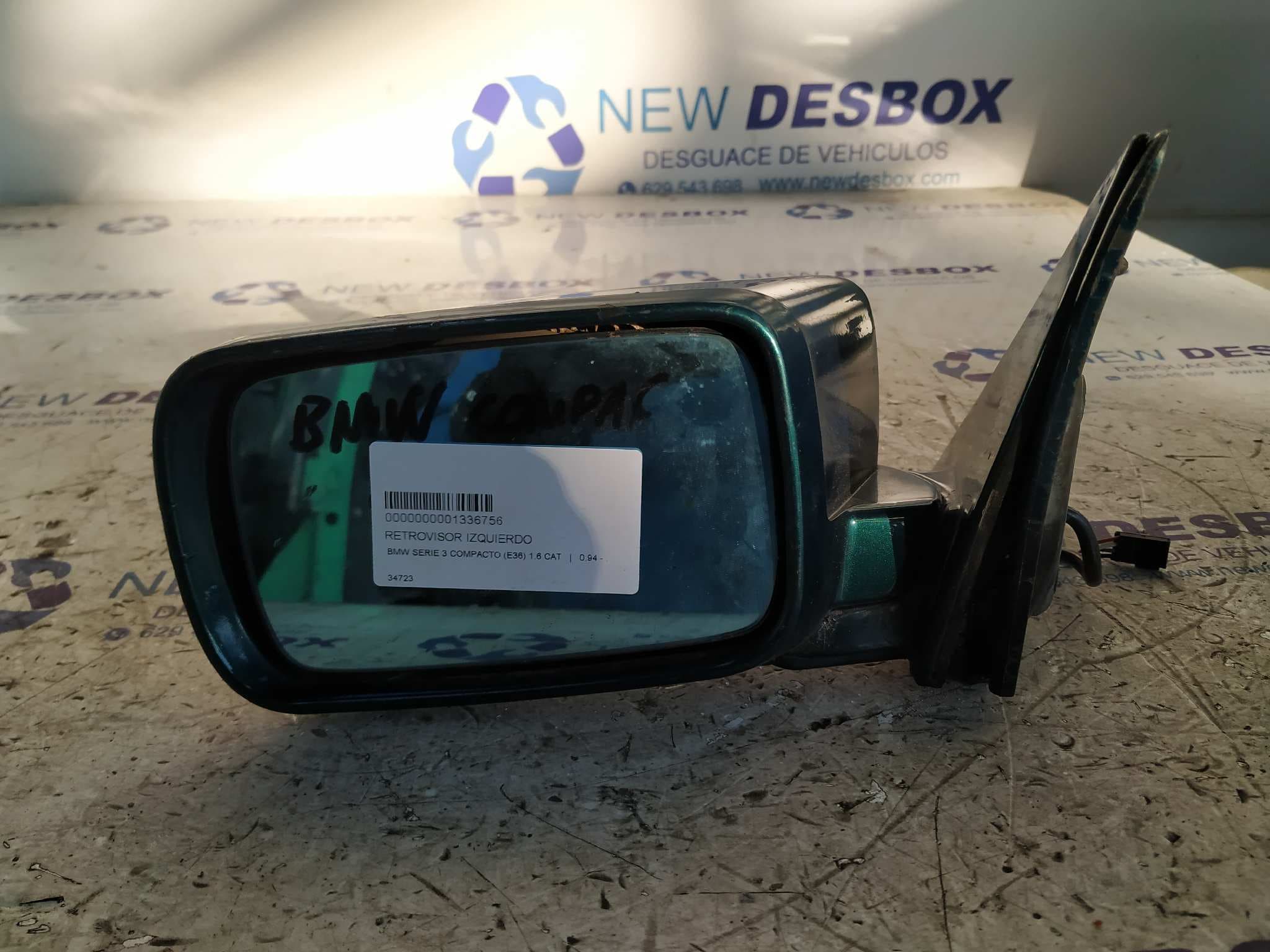 Recambio de RETROVISOR IZQUIERDO para BMW SERIE 3 COMPACTO (E36) referencia OEM IAM 34723