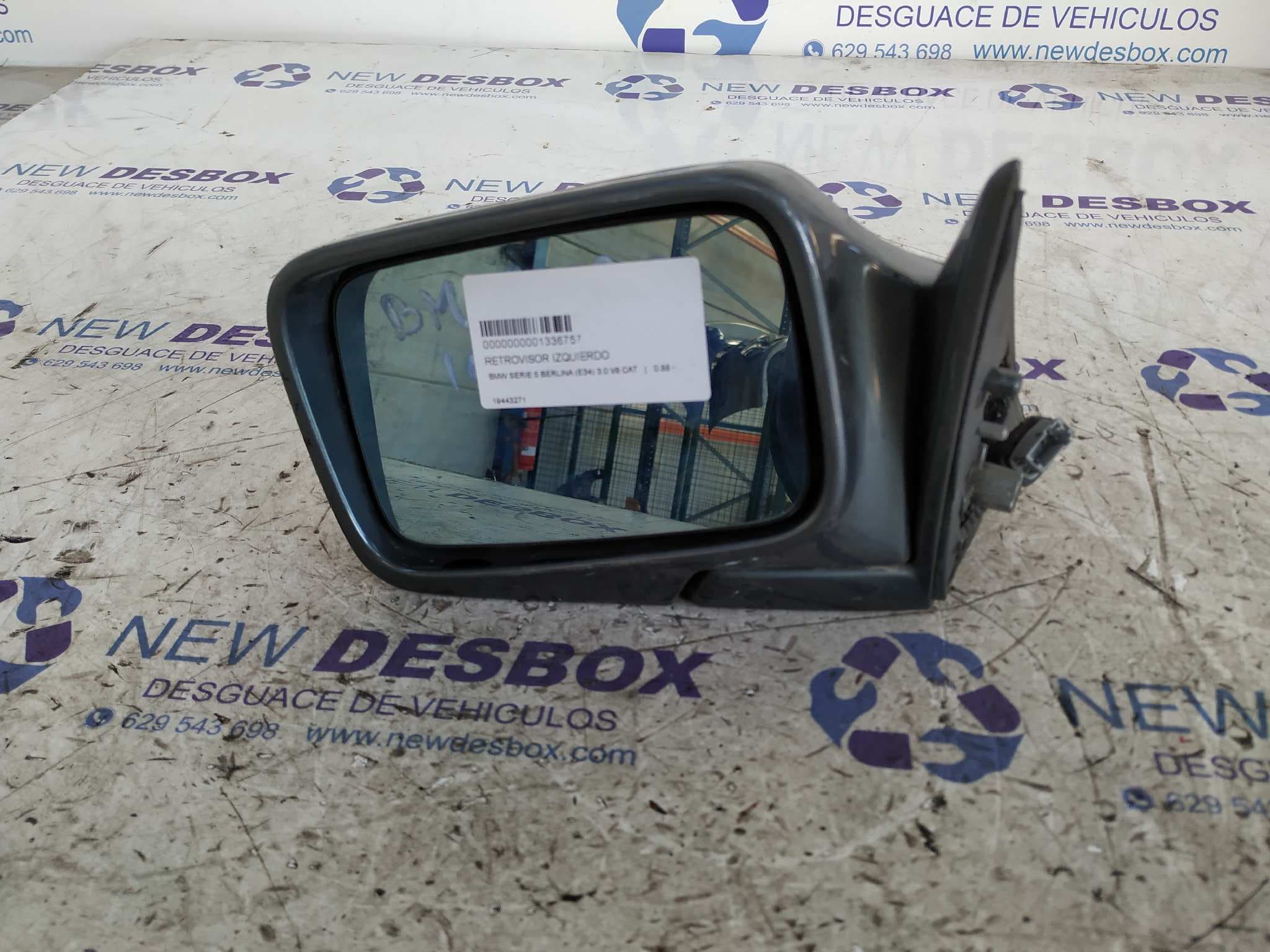 Recambio de RETROVISOR IZQUIERDO para BMW SERIE 5 BERLINA (E34) referencia OEM IAM 19443271
