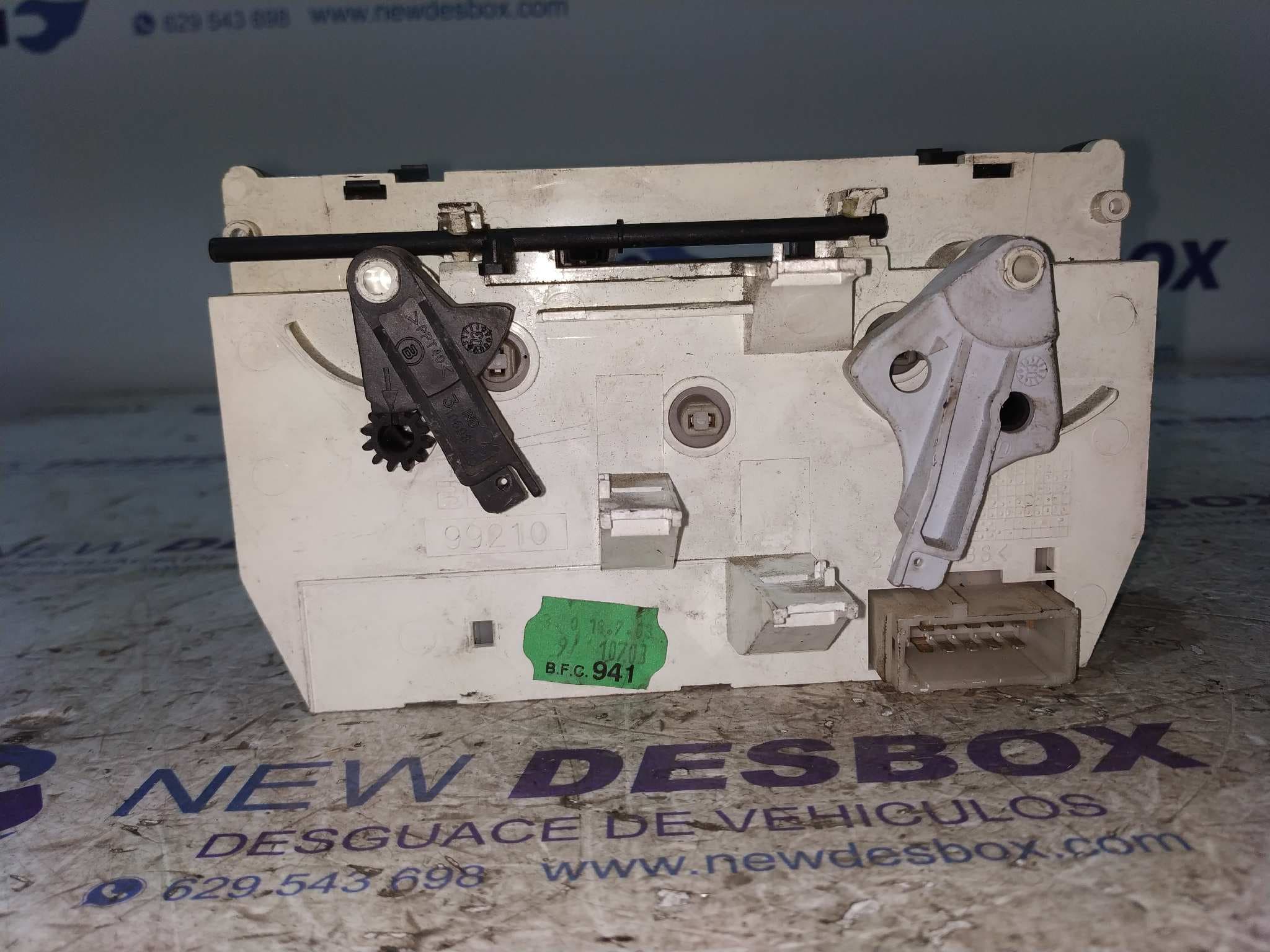 Recambio de MANDO CALEFACCION / AIRE ACONDICIONADO para PEUGEOT 206 4-TRG. referencia OEM IAM 99210 4