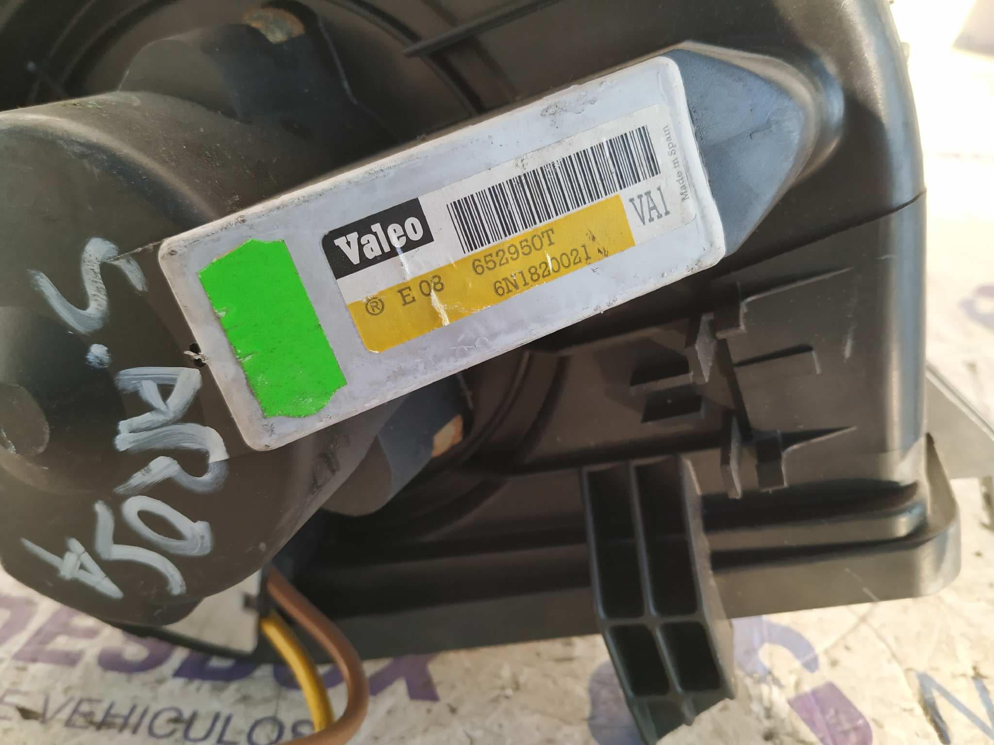 Recambio de MOTOR CALEFACCION para SEAT AROSA (6H1) AER referencia OEM IAM 6N1820021 2