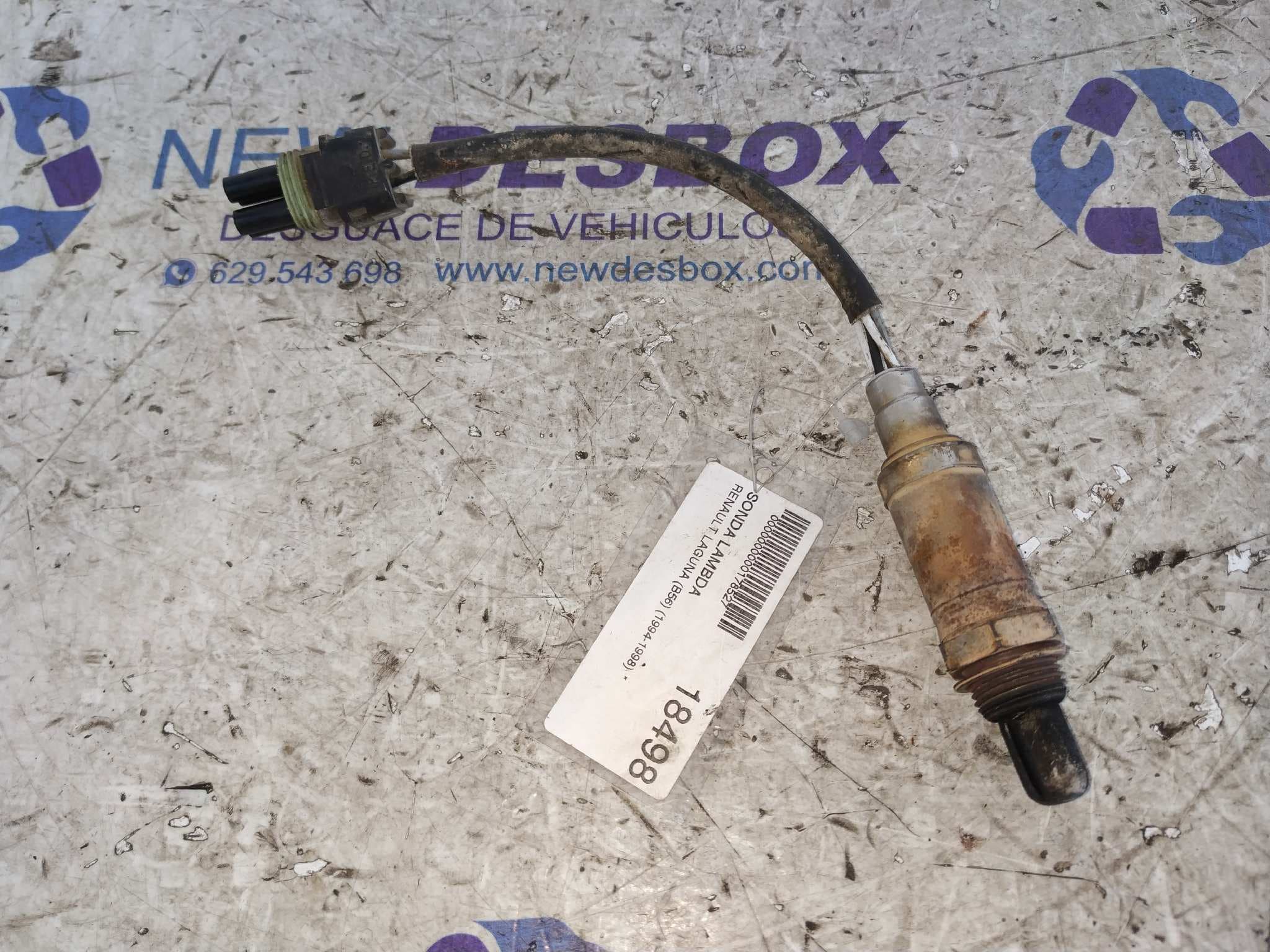 Recambio de SONDA LAMBDA para RENAULT LAGUNA (B56) 2.0 Anade F3R722 referencia OEM IAM 7700871544   - GRIS