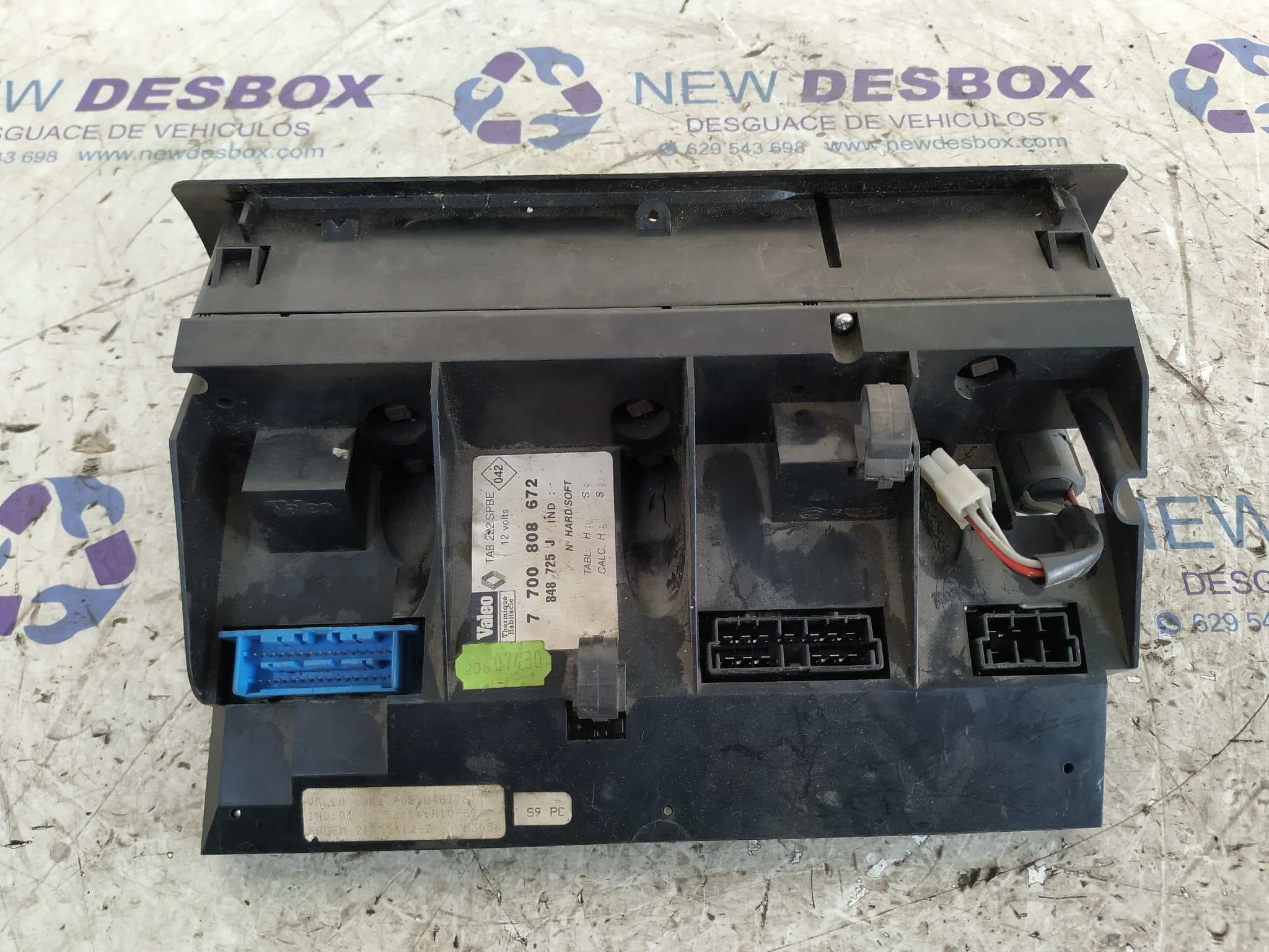 Recambio de MANDO CLIMATIZADOR para RENAULT SAFRANE (B54) referencia OEM IAM 7700808672 7