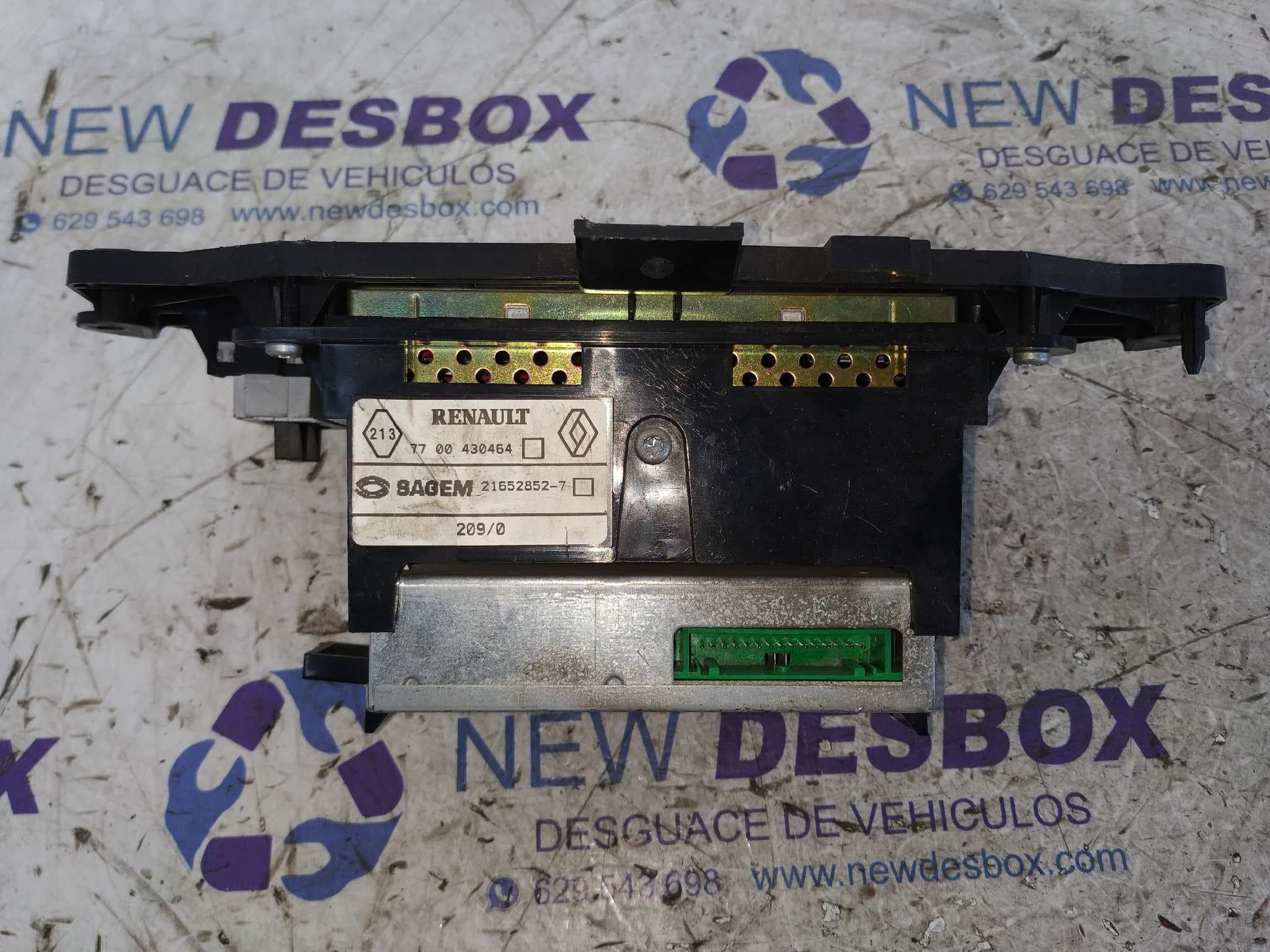 Recambio de PANTALLA MULTIFUNCION para RENAULT MEGANE I SCENIC (JA0) K4M700 referencia OEM IAM 7700430464   - AZUL 6