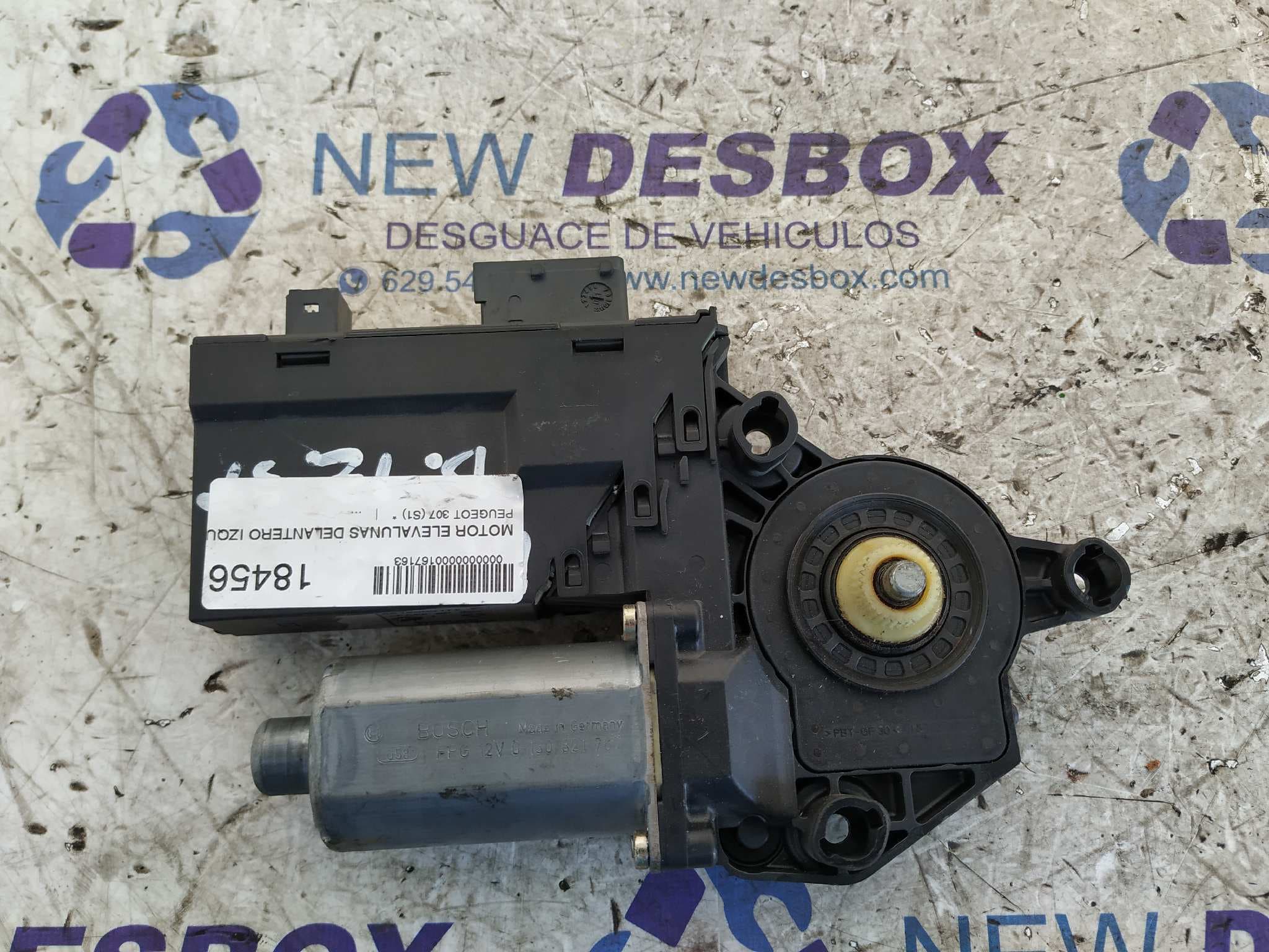 Recambio de MOTOR ELEVALUNAS DELANTERO IZQUIERDO para PEUGEOT 307 (S1) * RHY referencia OEM IAM 9634457580   - NARANJA