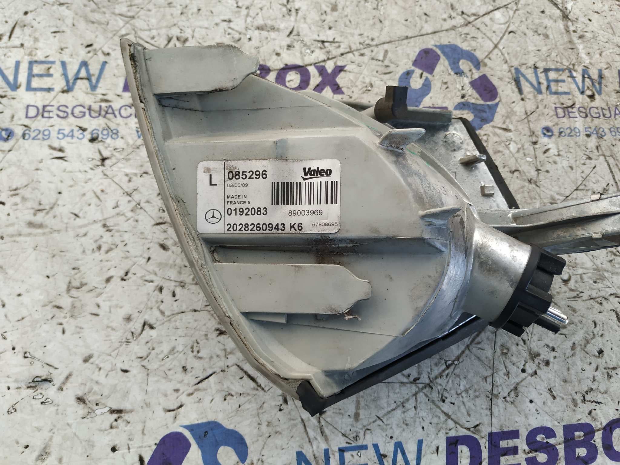 Recambio de PILOTO DELANTERO IZQUIERDO para RENAULT SCENIC (JA..) 1.9 D RT F9Q A7 referencia OEM IAM 2028260943   - BLANCO 3