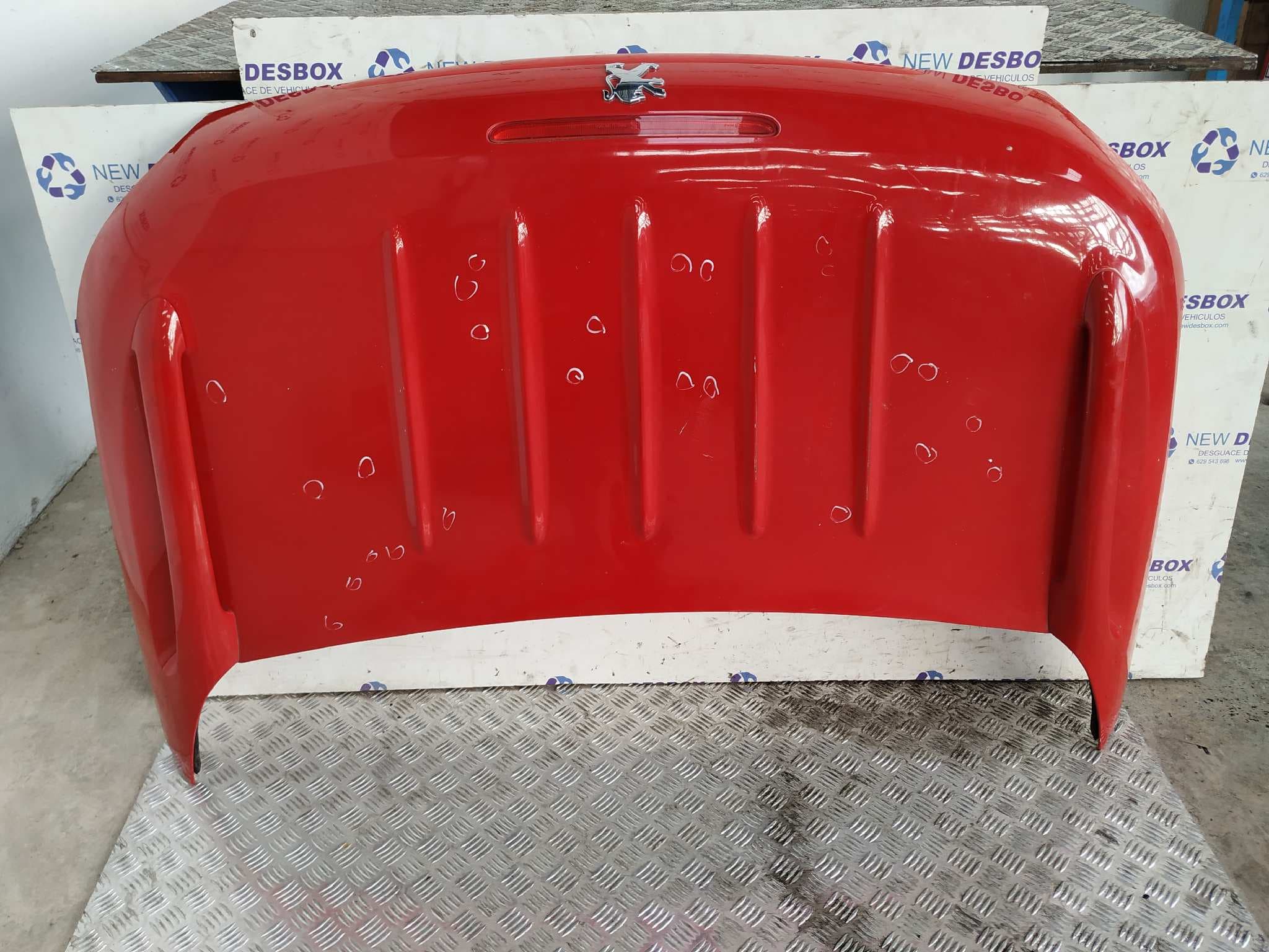 Recambio de PORTON TRASERO para PEUGEOT 206 CC 1.6 16V CAT NFUTU5JP4 referencia OEM IAM    - ROJO