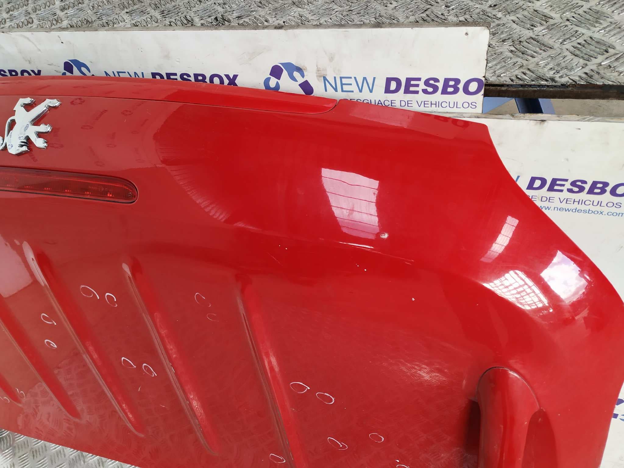 Recambio de PORTON TRASERO para PEUGEOT 206 CC 1.6 16V CAT NFUTU5JP4 referencia OEM IAM    - ROJO 2