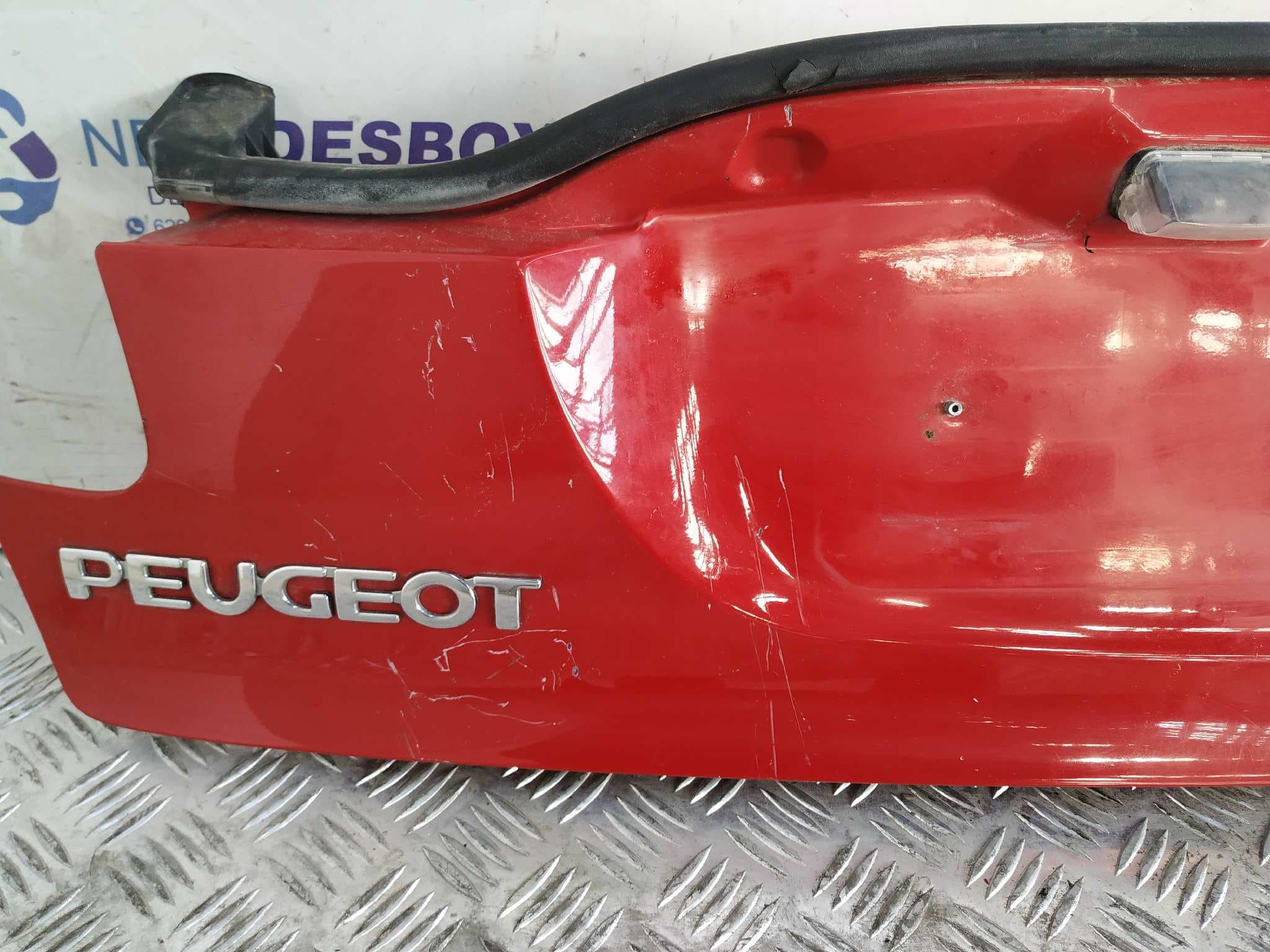 Recambio de PORTON TRASERO para PEUGEOT 206 CC 1.6 16V CAT NFUTU5JP4 referencia OEM IAM    - ROJO 3