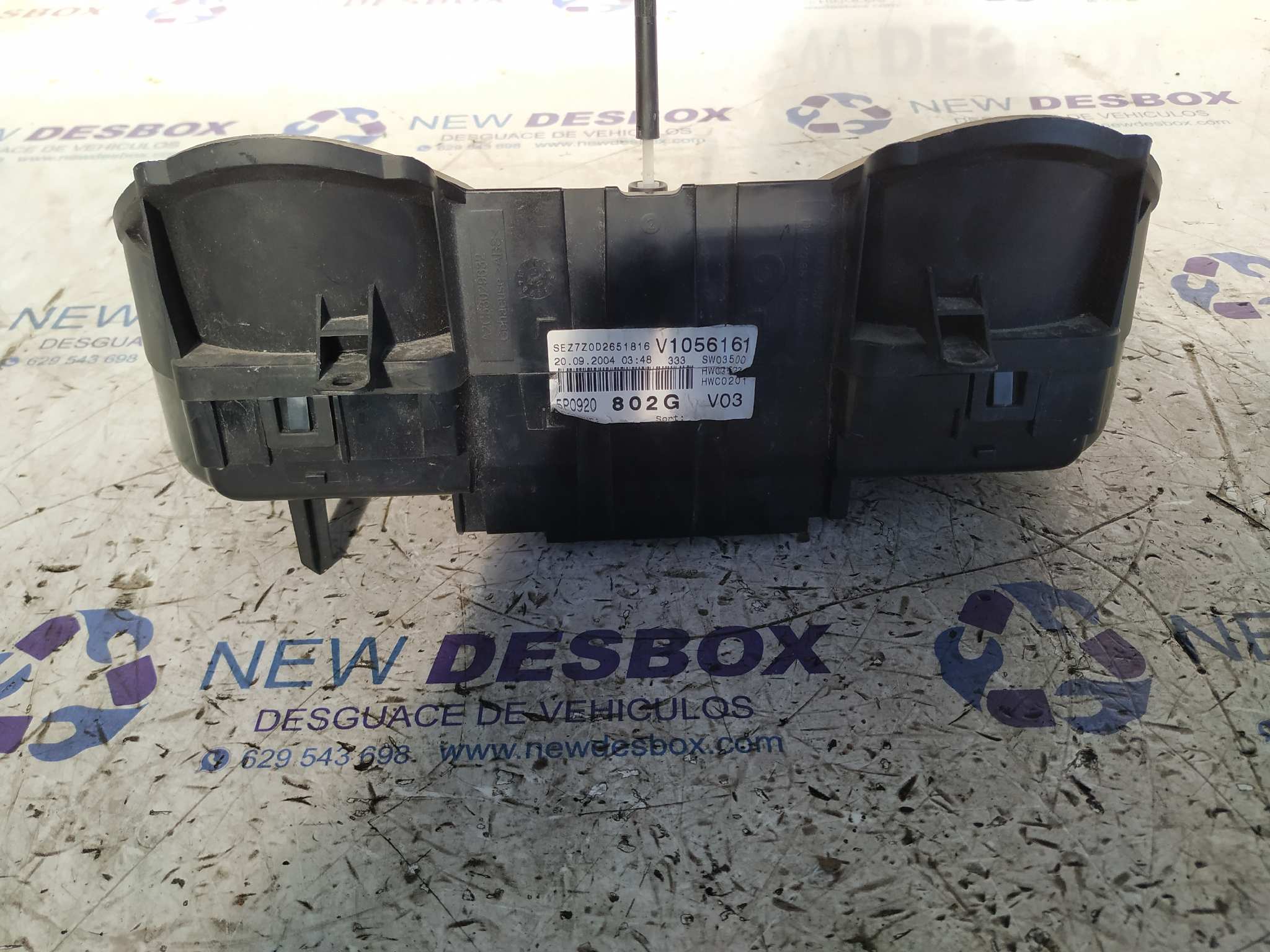 Recambio de CUADRO INSTRUMENTOS para SEAT ALTEA (5P1) BJB referencia OEM IAM 5P0920802G   - BLANCO 5