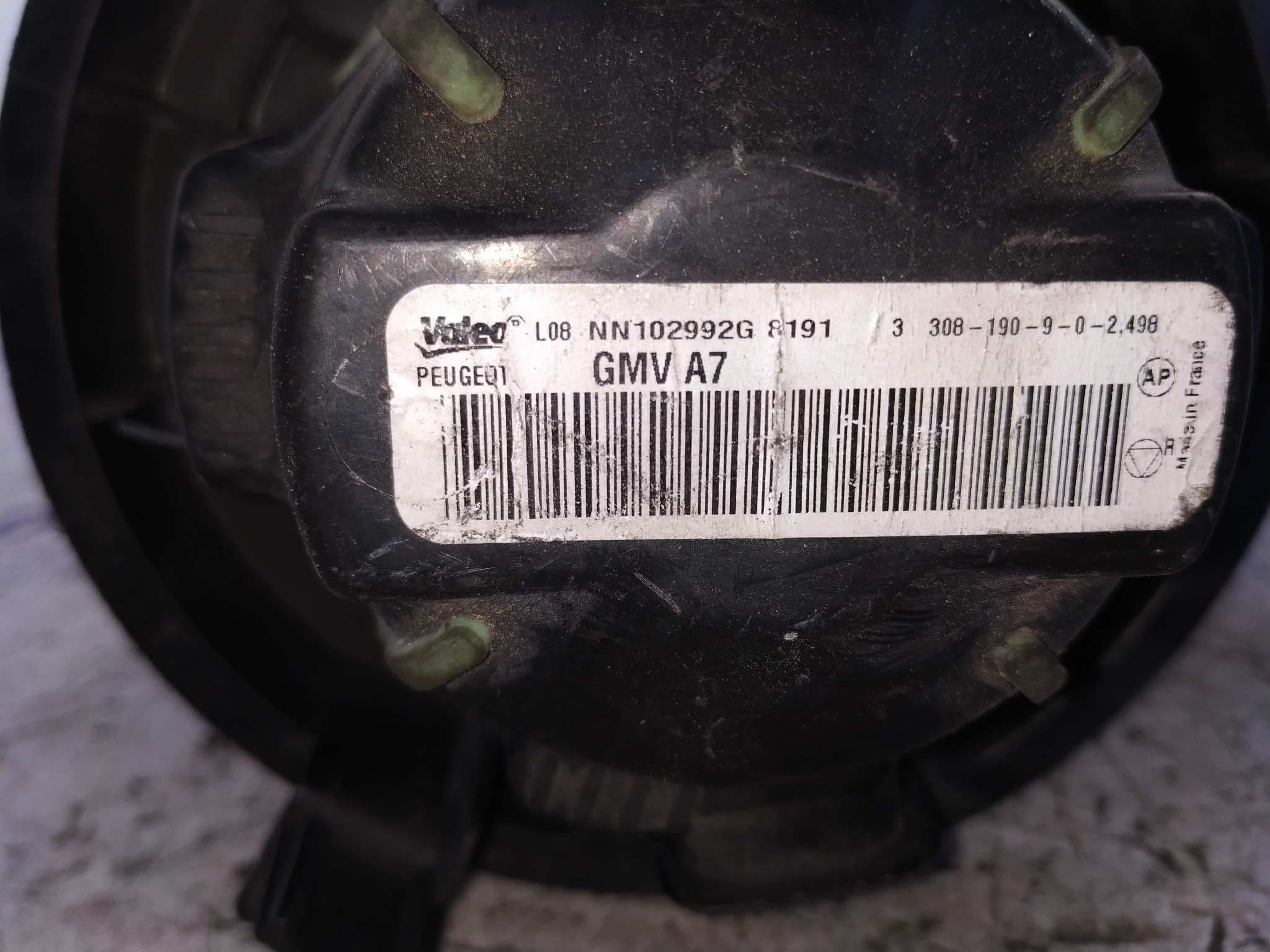 Recambio de MOTOR CALEFACCION para PEUGEOT 207 SW Confort 9HXDV6ATED4 referencia OEM IAM NN102992G   - PLATA 3