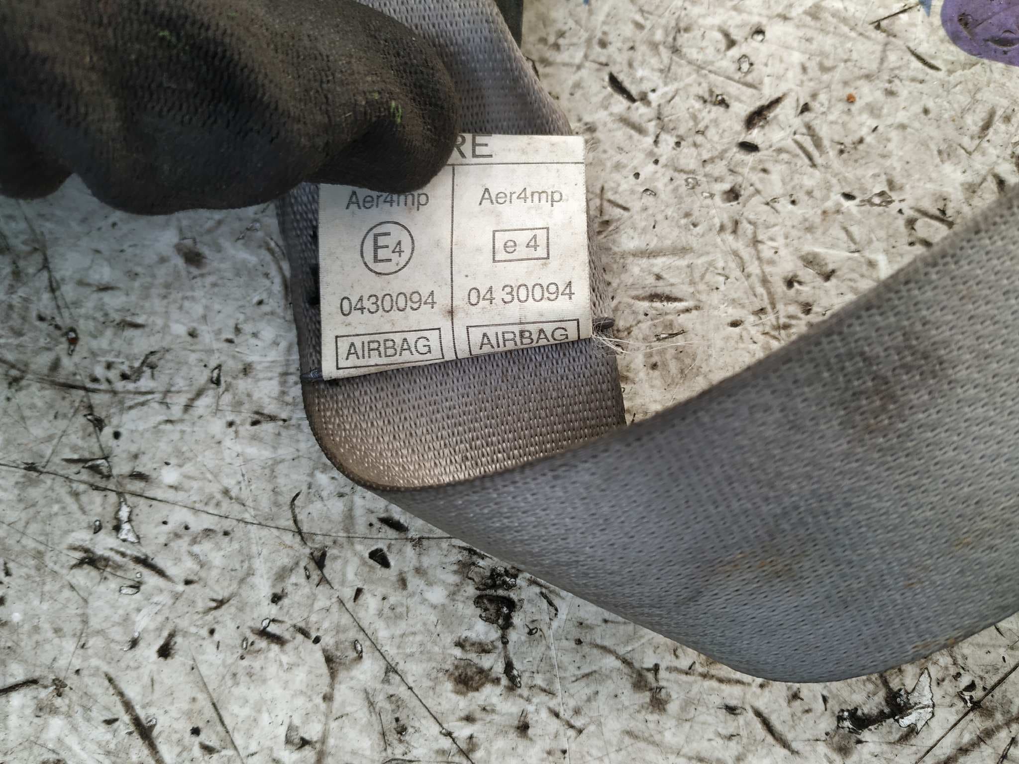 Recambio de CINTURON DELANTERO DERECHO para NISSAN X-TRAIL (T30) 2.2 16V Turbodiesel CAT YD22ETI referencia OEM IAM 0430094   - PLATA 4