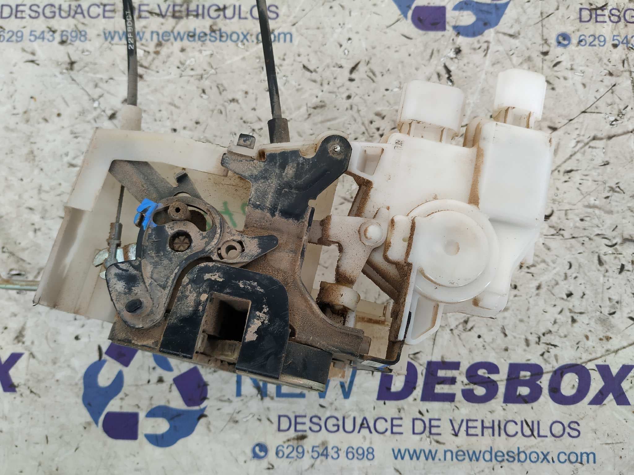 Recambio de CERRADURA PUERTA TRASERA IZQUIERDA para FORD RANGER (ES) 2.5 TDCi CAT WL referencia OEM IAM KUR65B   - NARANJA 4