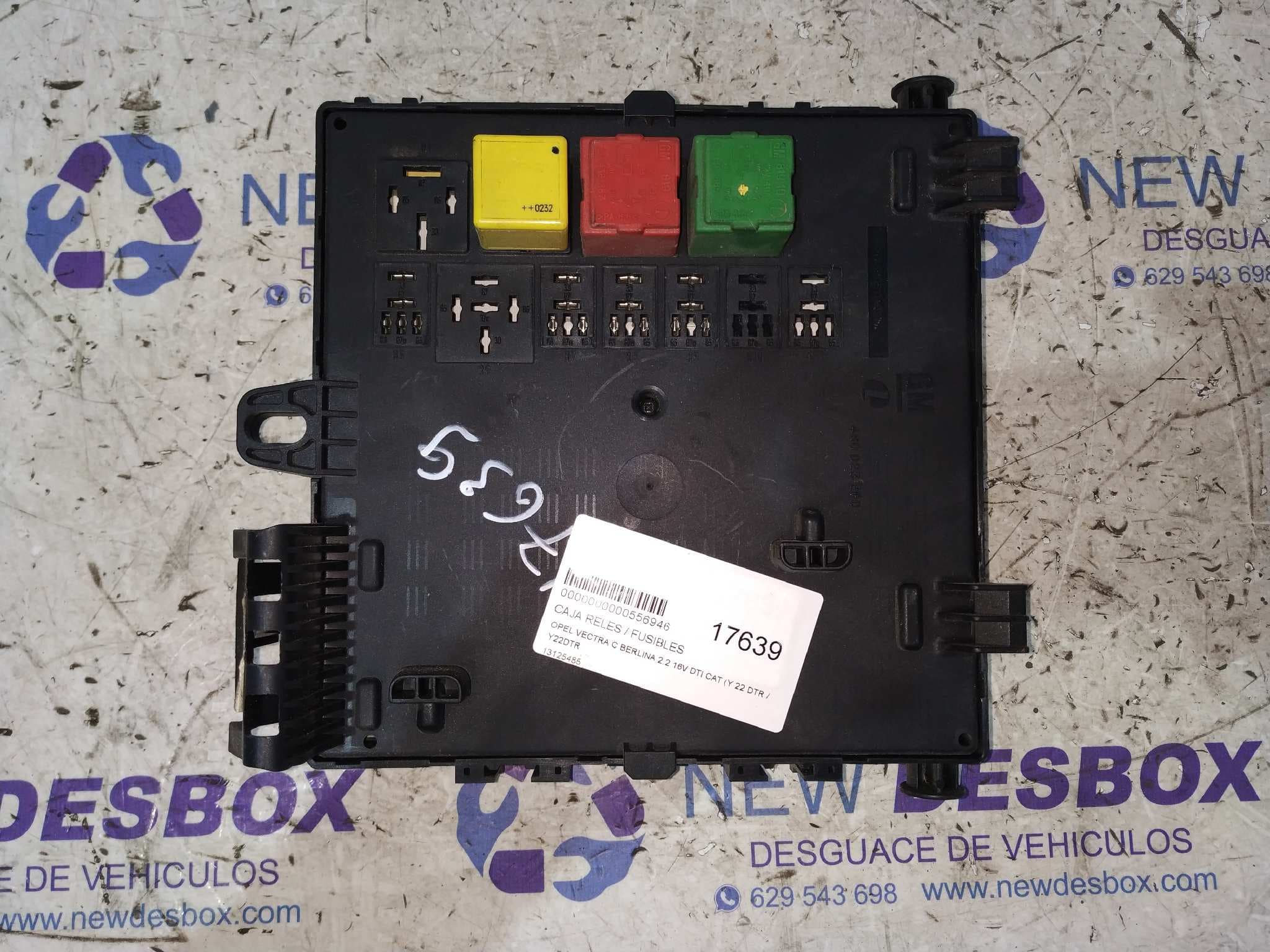 Recambio de CAJA RELES / FUSIBLES para OPEL VECTRA C BERLINA 2.2 16V DTI CAT (Y 22 DTR / L50) Y22DTR     referencia OEM IAM 13125485   - ORO 4