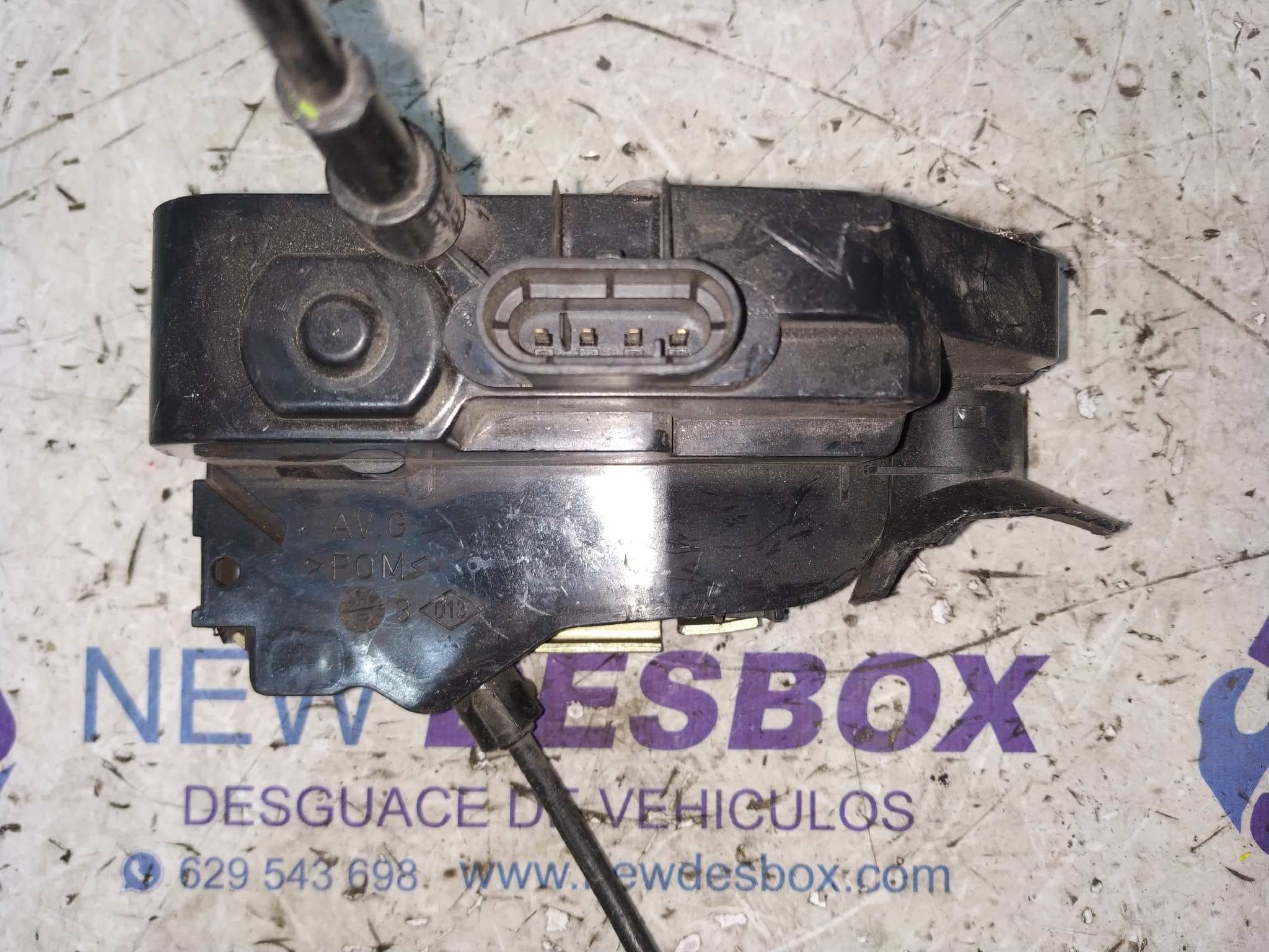 Recambio de CERRADURA PUERTA DELANTERA DERECHA para RENAULT MEGANE II BERLINA 3P 1.9 dCi Diesel F9Q800 referencia OEM IAM 8200086018   - NEGRE 4