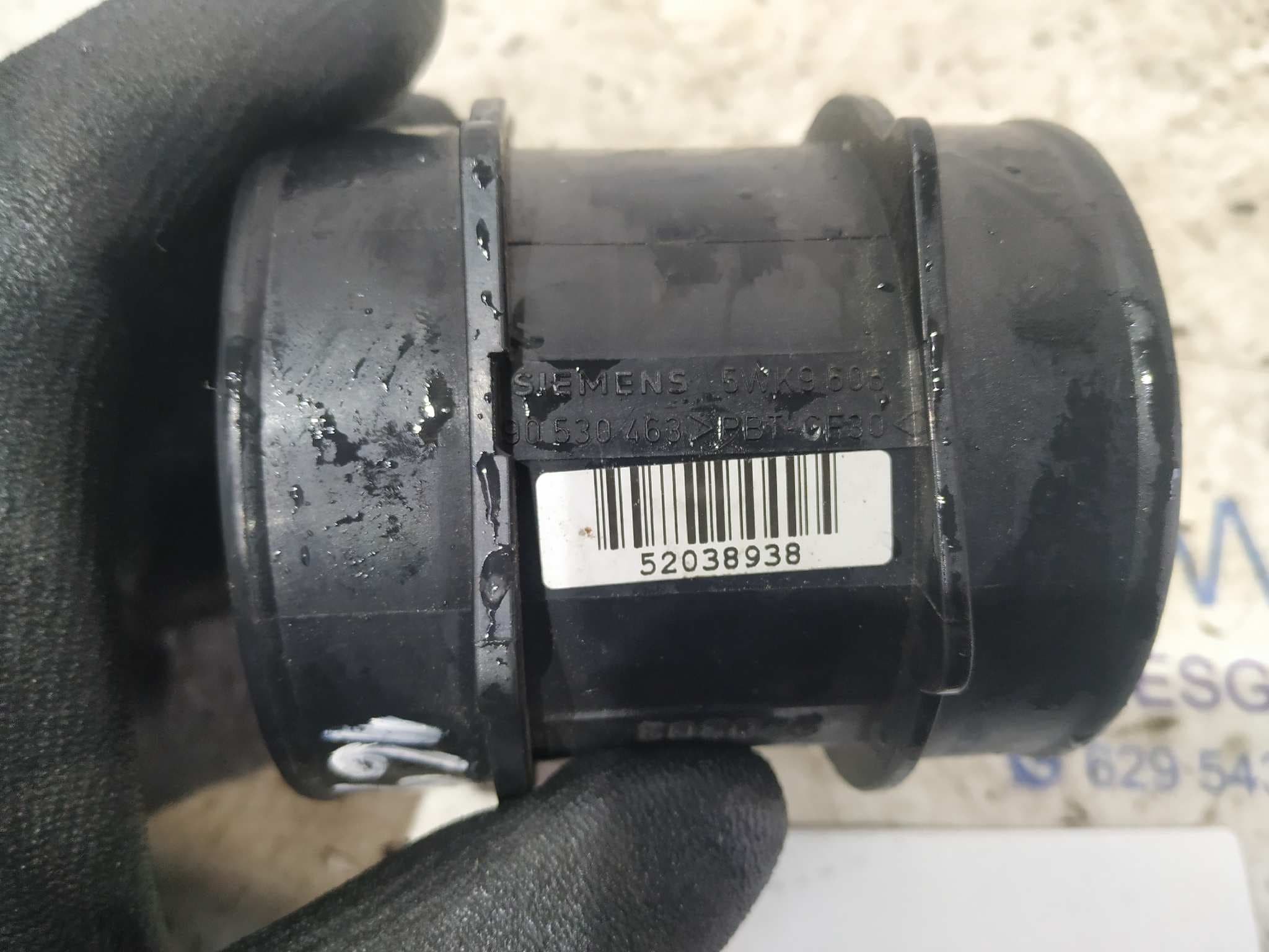 Recambio de CAUDALIMETRO para OPEL VECTRA C BERLINA 1.9 CDTI Z1BXE      referencia OEM IAM 90530463   - NEGRO 3