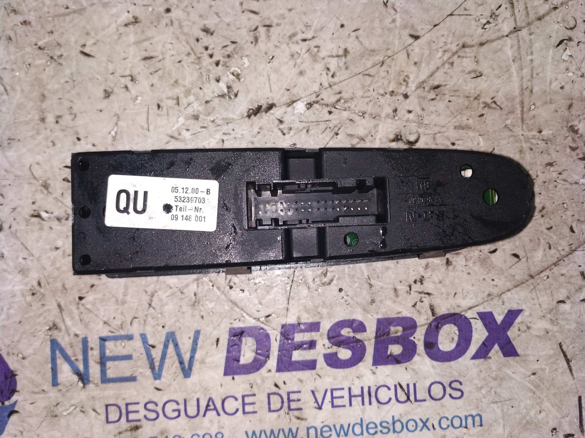 Recambio de MANDO ELEVALUNAS DELANTERO IZQUIERDO para OPEL OMEGA B Design Edition Berlina X22XE      referencia OEM IAM 09148001   - AZUL 3