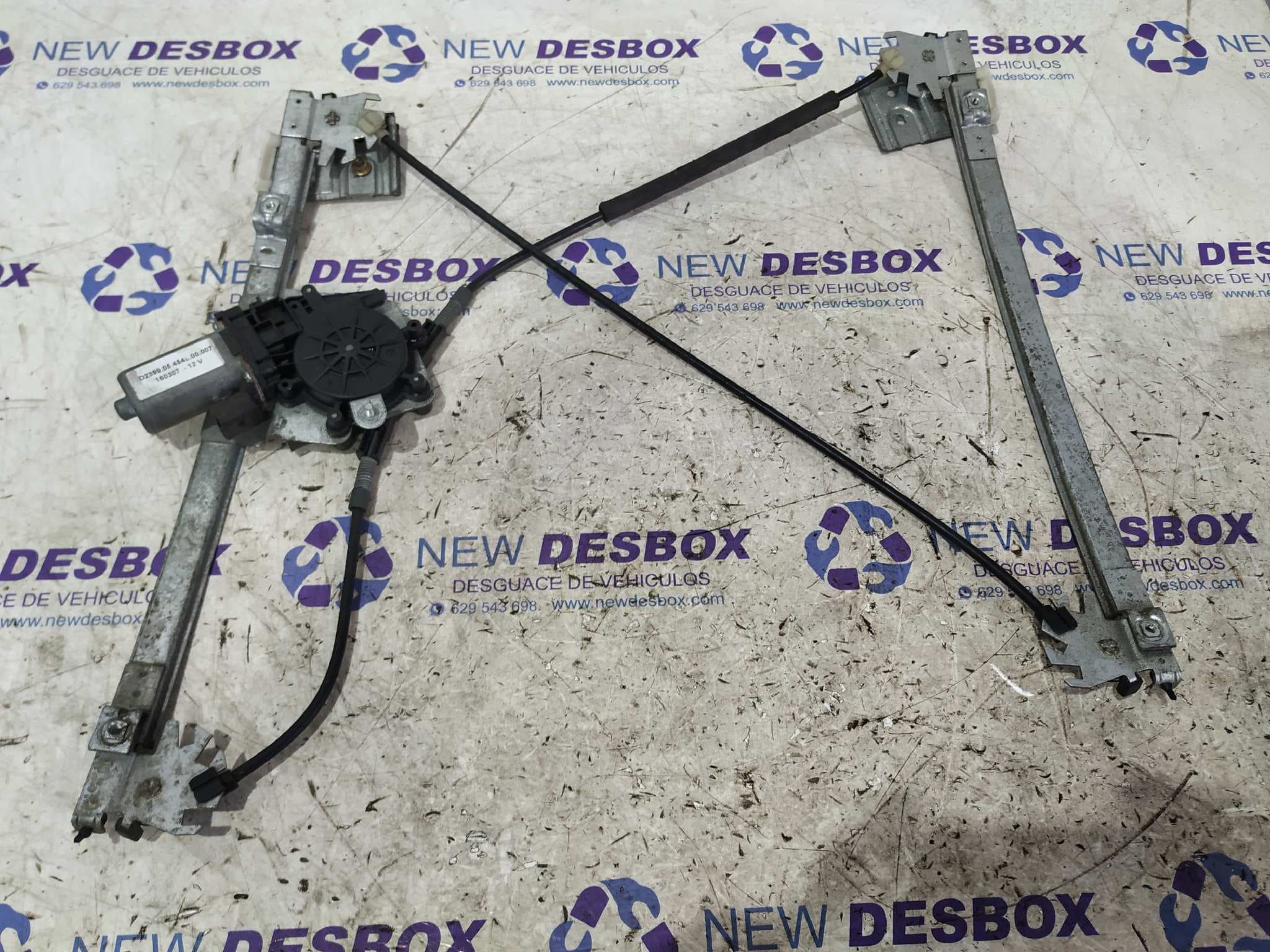 Recambio de ELEVALUNAS DELANTERO DERECHO para SEAT CORDOBA BERLINA (6K2) CLX APQ referencia OEM IAM 454500007   - PLATA