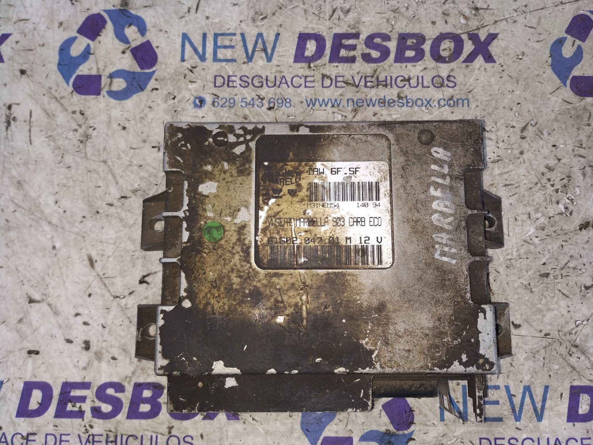 Recambio de CENTRALITA MOTOR UCE para SEAT MARBELLA 0.9 09NCB referencia OEM IAM 6160204701