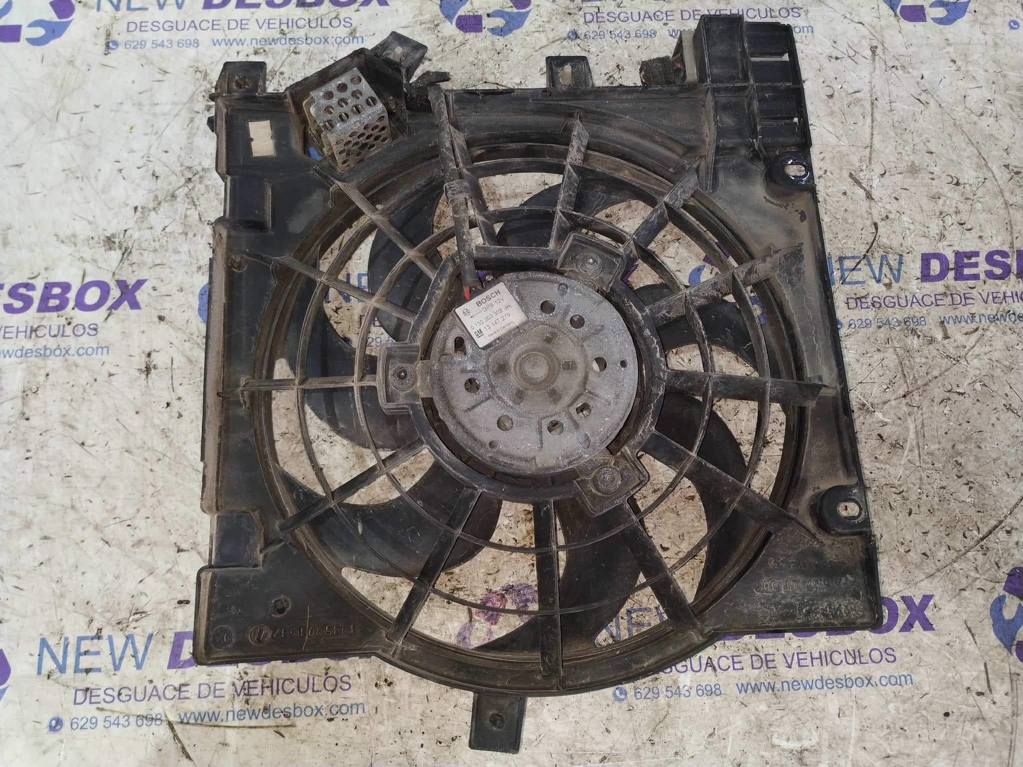 Recambio de ELECTROVENTILADOR RADIADOR AIRE ACONDICIONADO para OPEL ASTRA GTC Sport Z19DTH referencia OEM IAM 13158655   - BLANCO 2