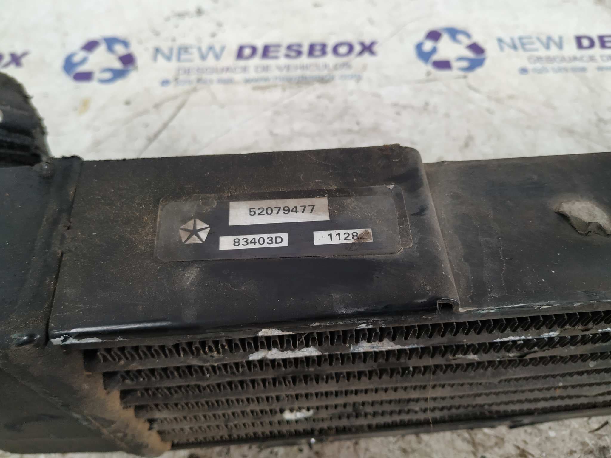 Recambio de INTERCOOLER para CHRYSLER JEEP GR.CHEROKEE (ZJ)/(Z) 2.5 TD Laredo (Z) M52 referencia OEM IAM 52079477   - VERDE 3