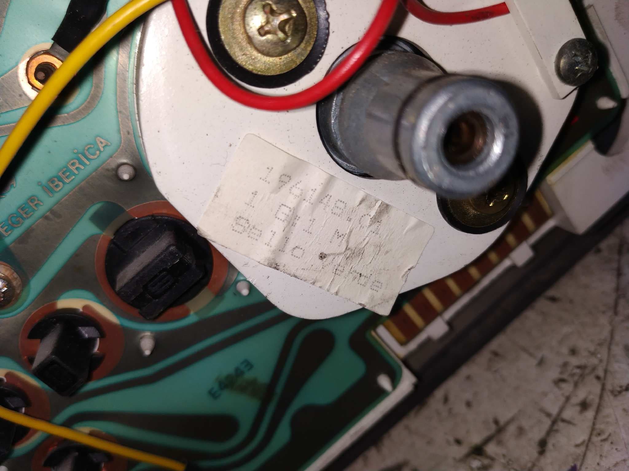 Recambio de CUADRO INSTRUMENTOS para SEAT MARBELLA 0.9 09NCB referencia OEM IAM 19614801 4
