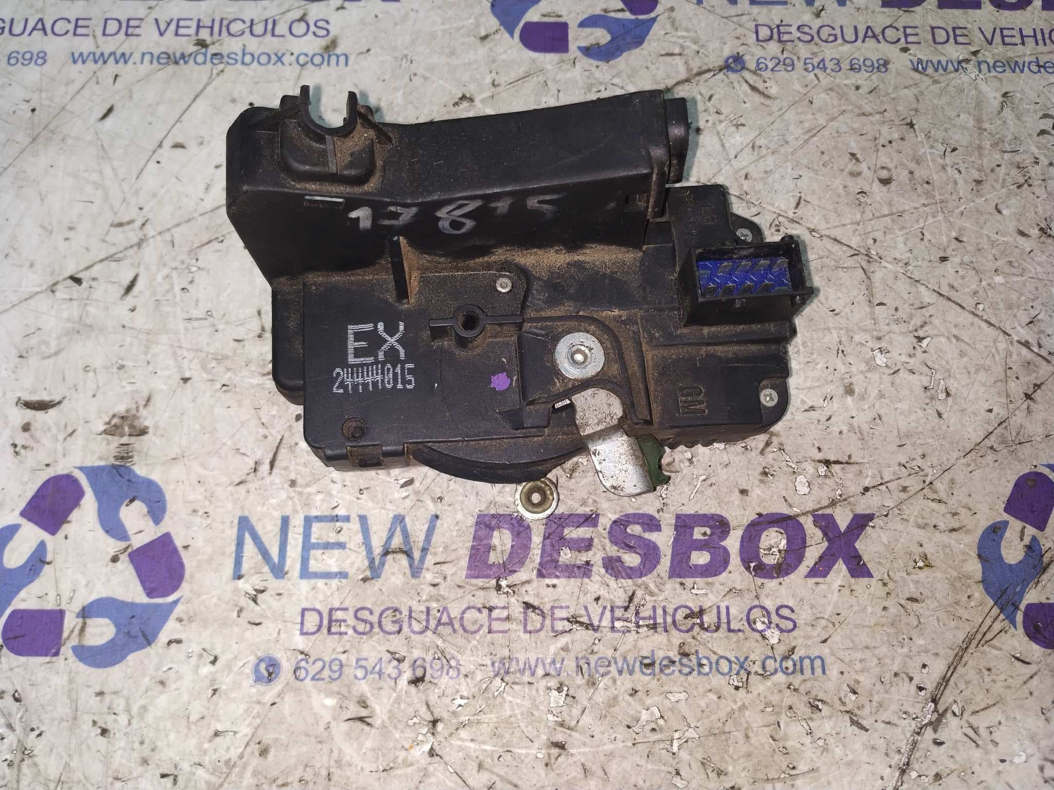 Recambio de CERRADURA PUERTA DELANTERA IZQUIERDA para OPEL ZAFIRA A 2.0 DTI referencia OEM IAM 24444015   - GRIS