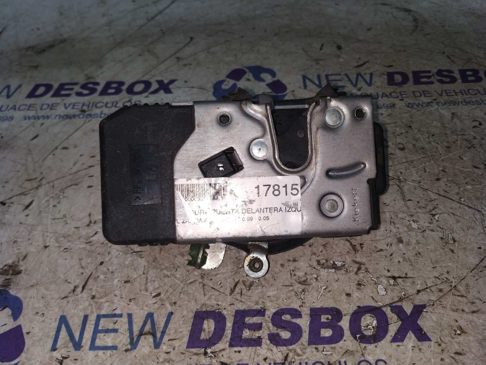 Recambio de CERRADURA PUERTA DELANTERA IZQUIERDA para OPEL ZAFIRA A 2.0 DTI referencia OEM IAM 24444015   - GRIS 3