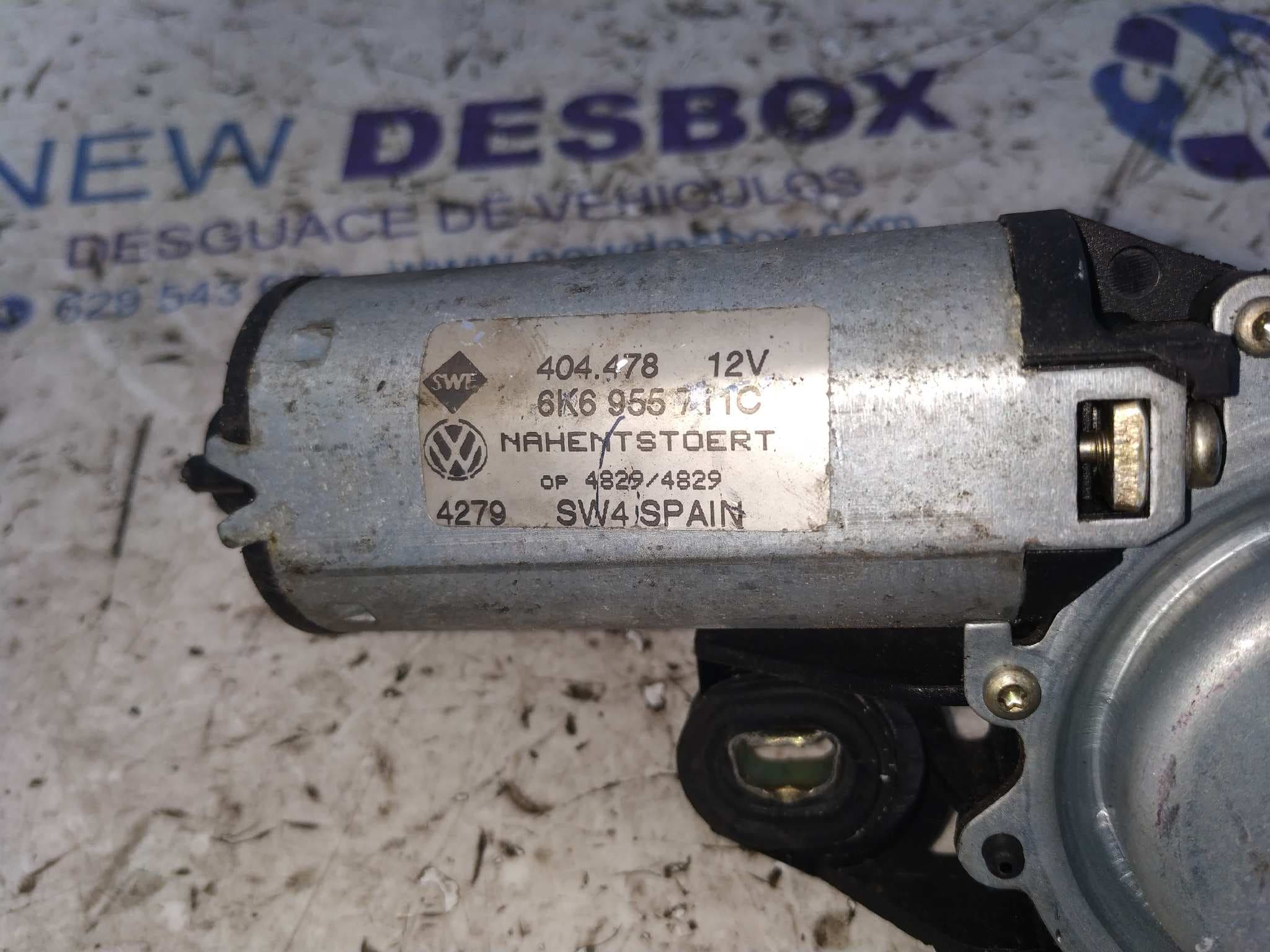 Recambio de MOTOR LIMPIA TRASERO para SEAT IBIZA (6K1) referencia OEM IAM 6K6955711C 4