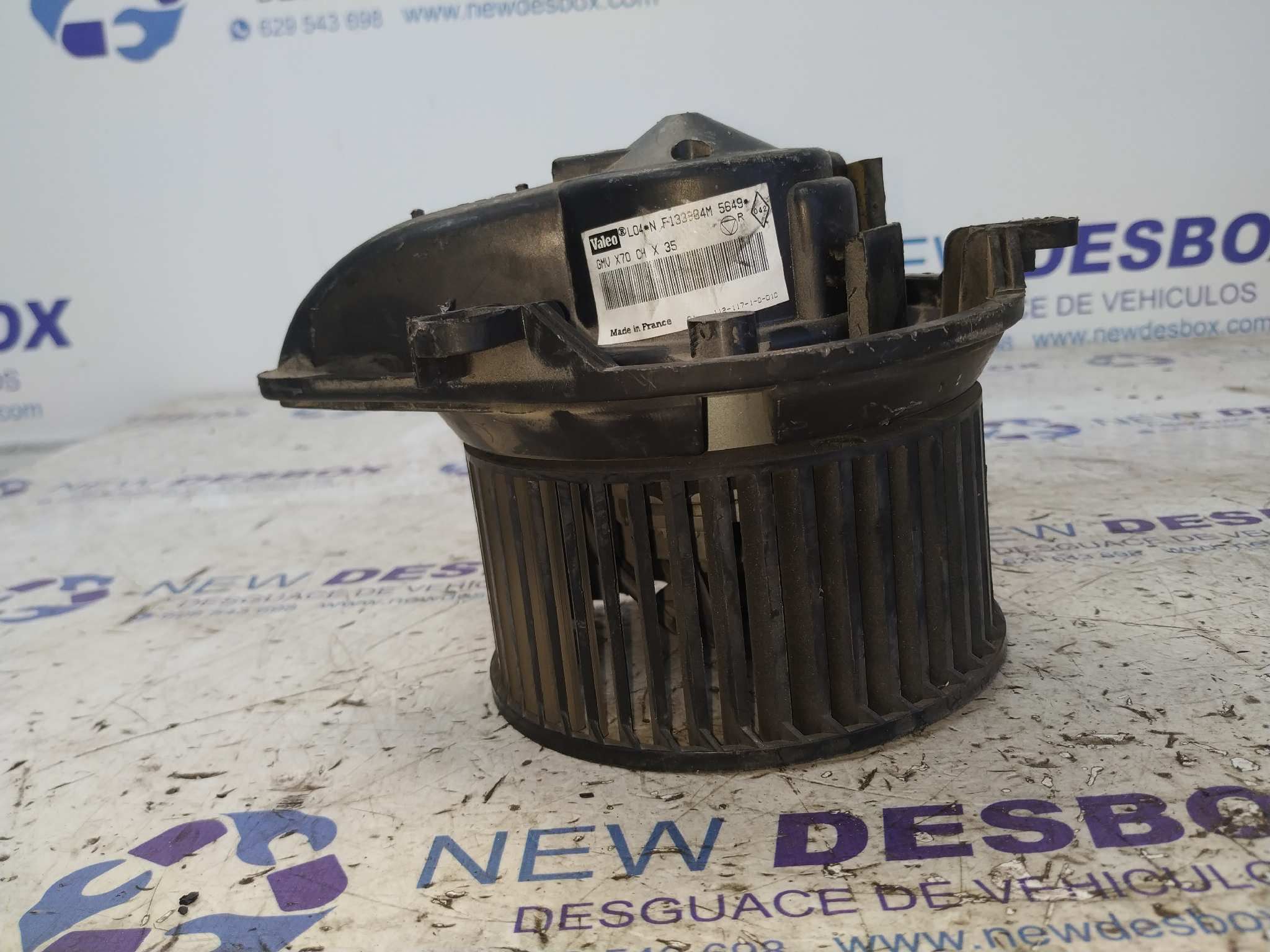 Recambio de MOTOR CALEFACCION para OPEL MOVANO 1.9 CDTI CAT (F9Q-772) F9Q referencia OEM IAM 133974W 5