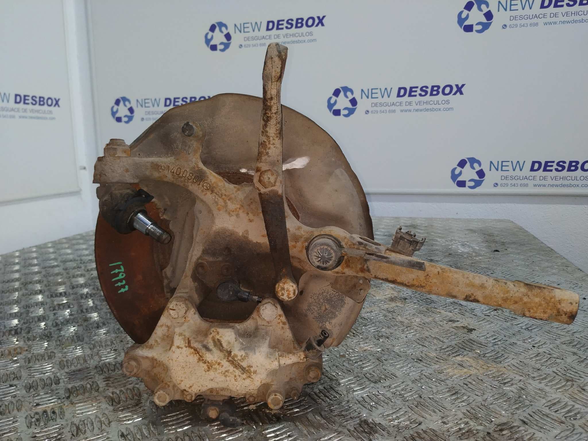 Recambio de MANGUETA DELANTERA IZQUIERDA para MERCEDES-BENZ CLASE S (W140) BERLINA 3.2 300 SE (140.032) M104990 referencia OEM IAM 1400801   - AZUL