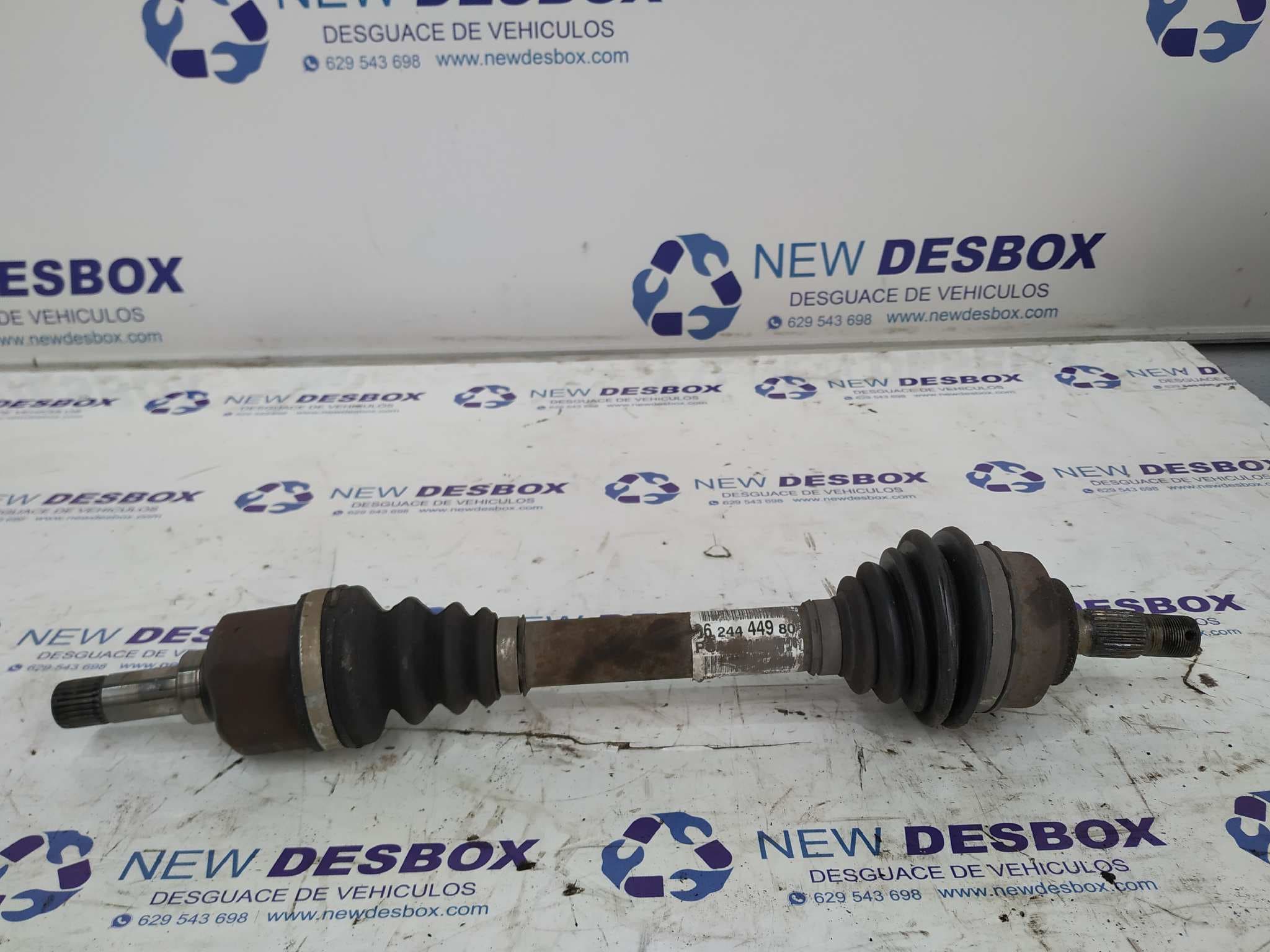 Recambio de TRANSMISION DELANTERA IZQUIERDA para CITROEN BERLINGO CUADRO L1 9HW referencia OEM IAM 9624444980   - BLANCO