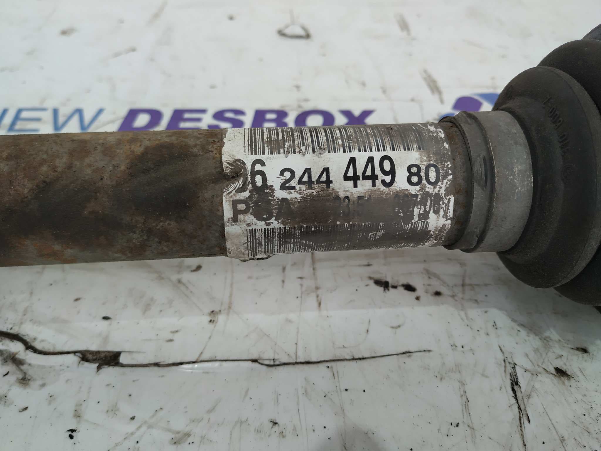 Recambio de TRANSMISION DELANTERA IZQUIERDA para CITROEN BERLINGO CUADRO L1 9HW referencia OEM IAM 9624444980   - BLANCO 3